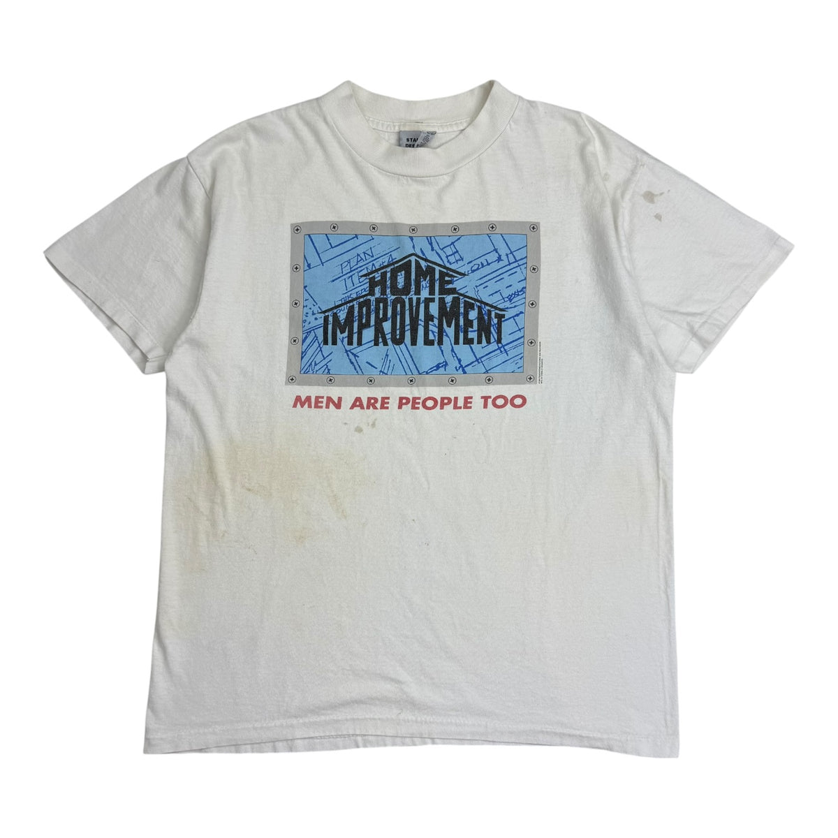 Vintage Stanley Desantis Home Improvement ‘Men Are People Too’ Tee White