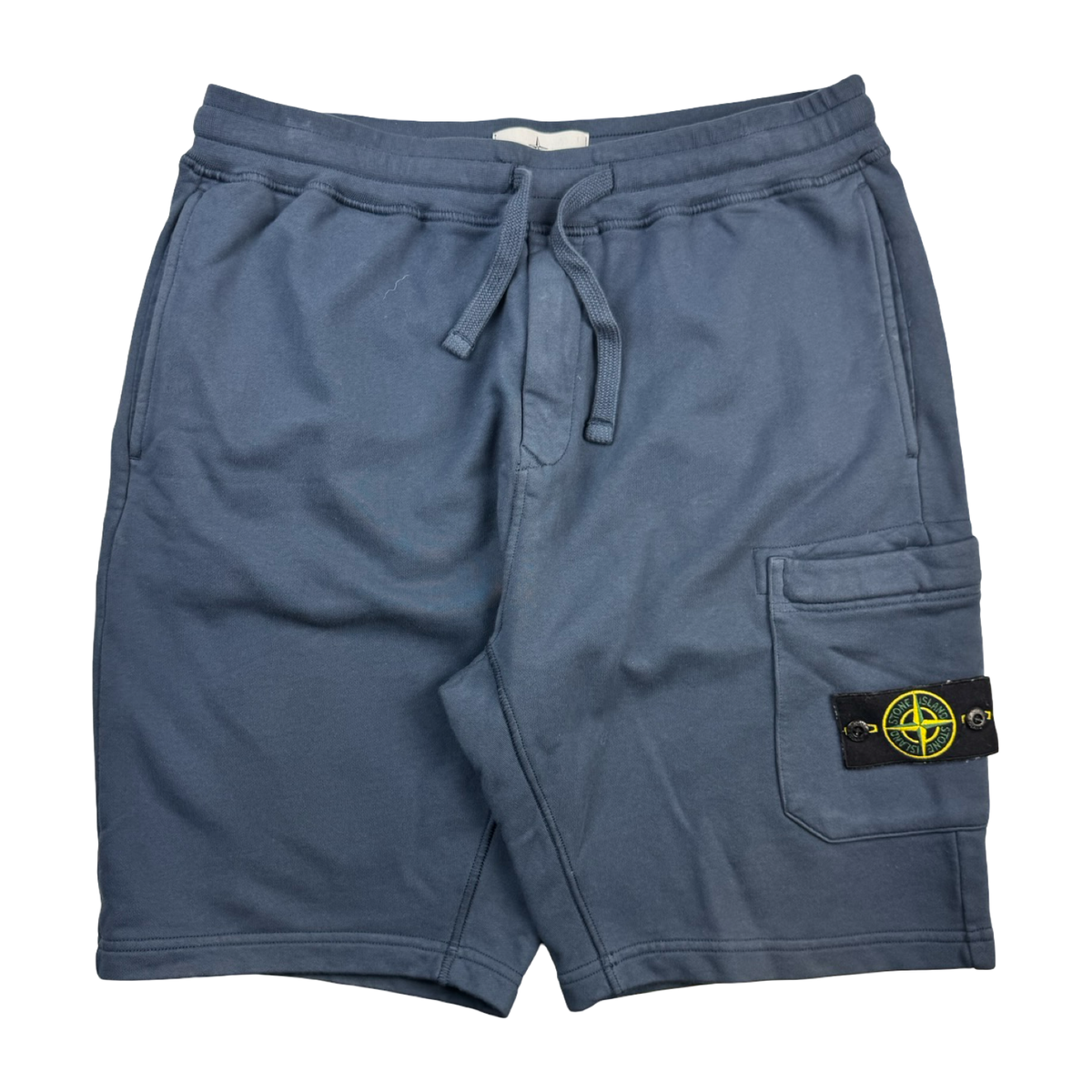 Stone Island Garment-Dyed Cotton Fleece Cargo Shorts