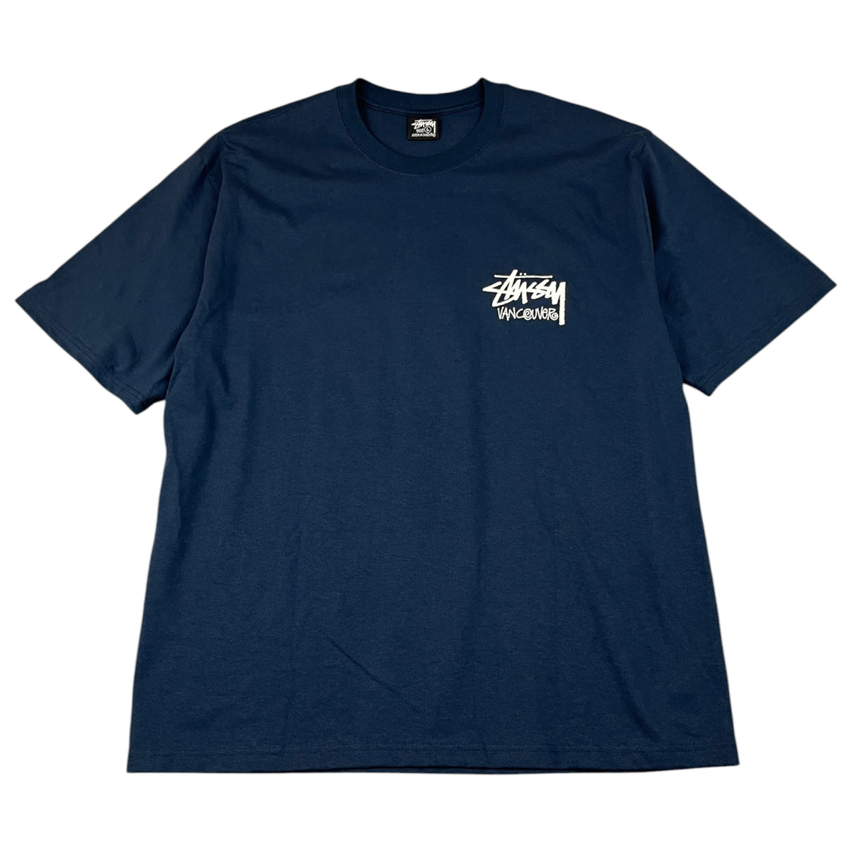 Stussy Stock Vancouver Tee Navy