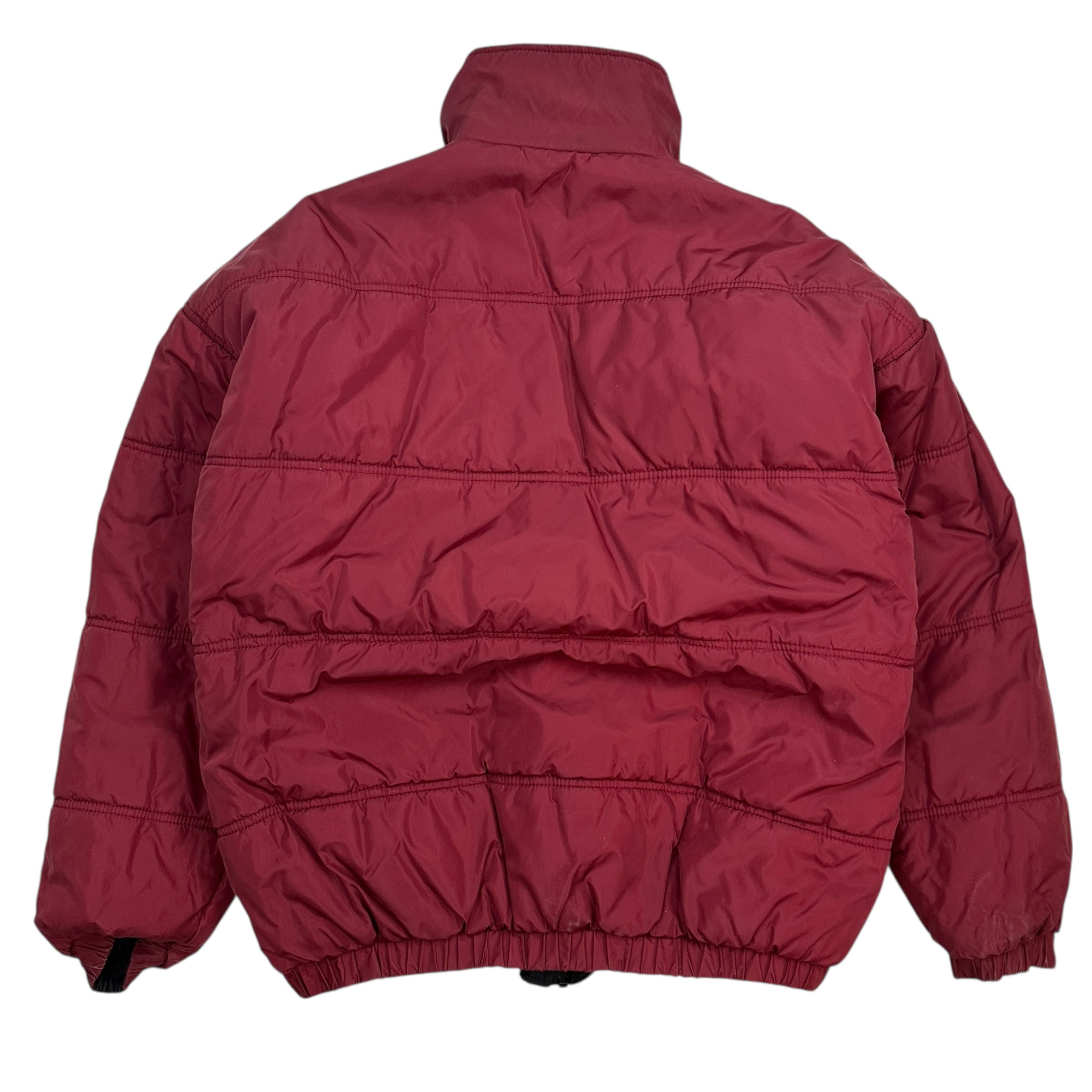 Vintage Nike Reversible Bomber Jacket Maroon/Black