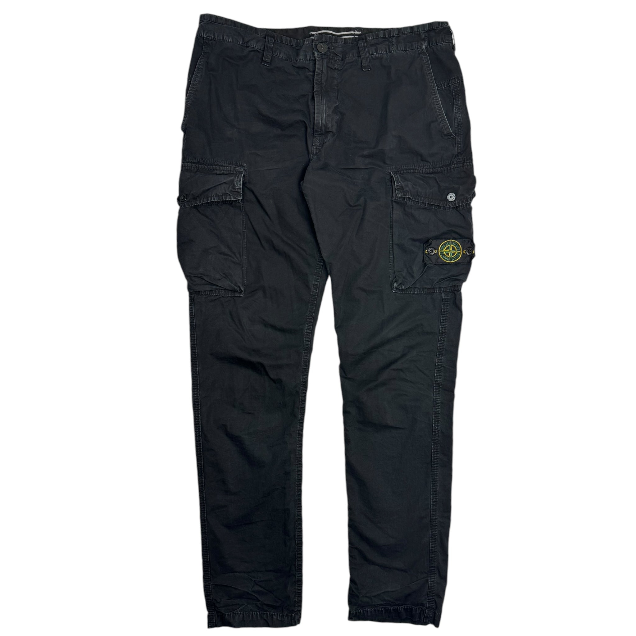 Stone Island Patch Cargo Pants Noir