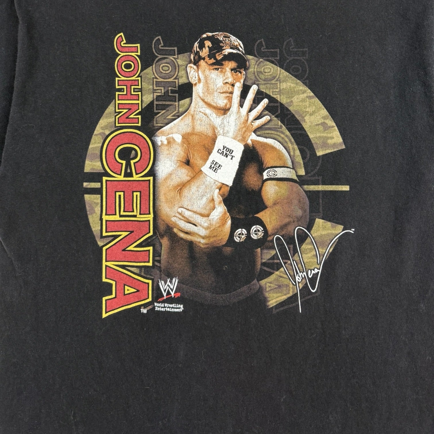 Vintage John Cena You Can’t See Me T-Shirt Black