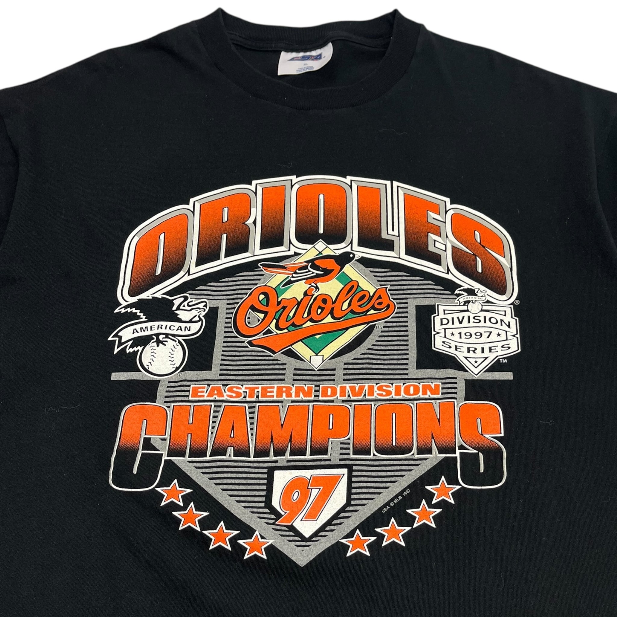 1997 Baltimore Orioles Champions T-Shirt Black
