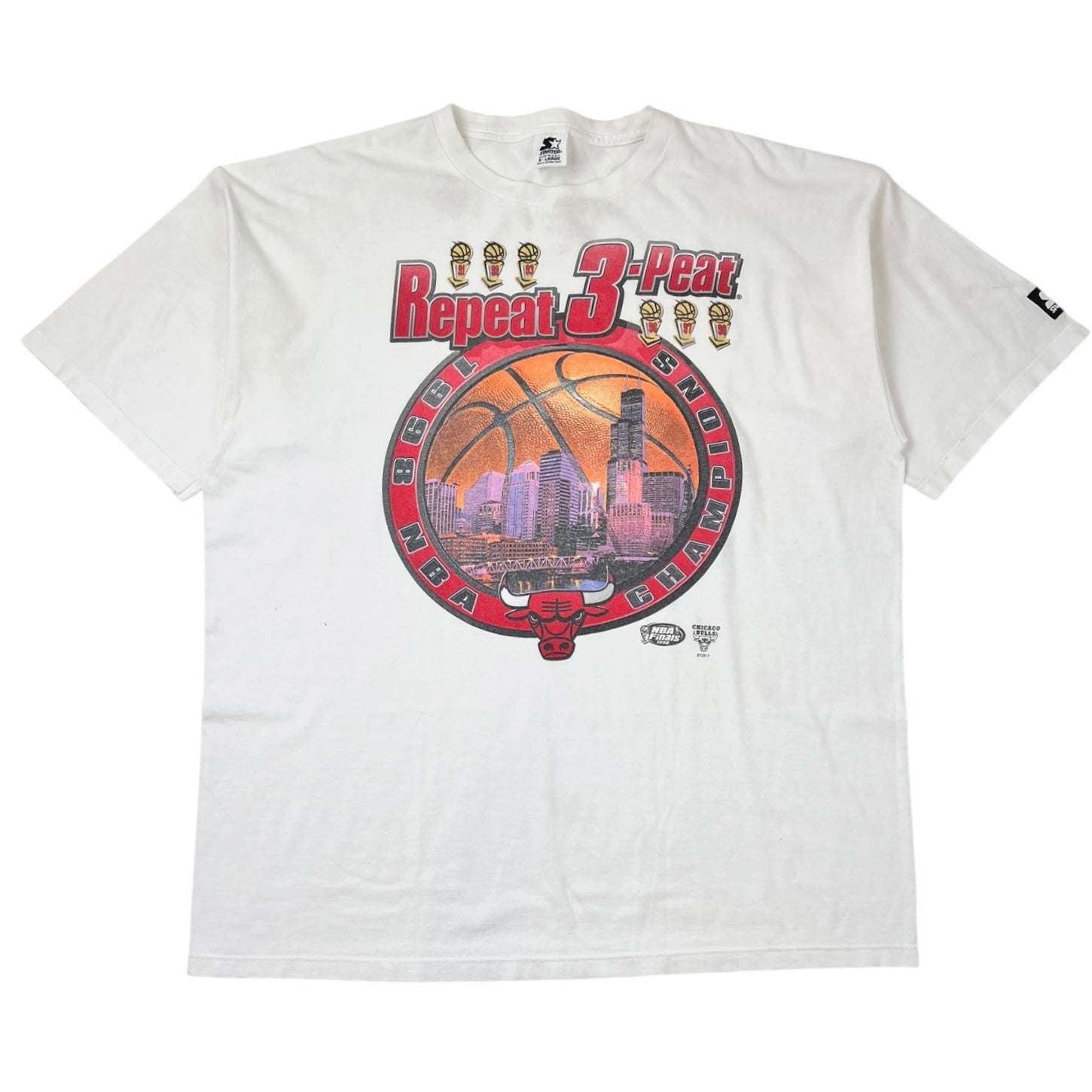 Vintage Chicago Bulls 3-Peat NBA Champions T-Shirt