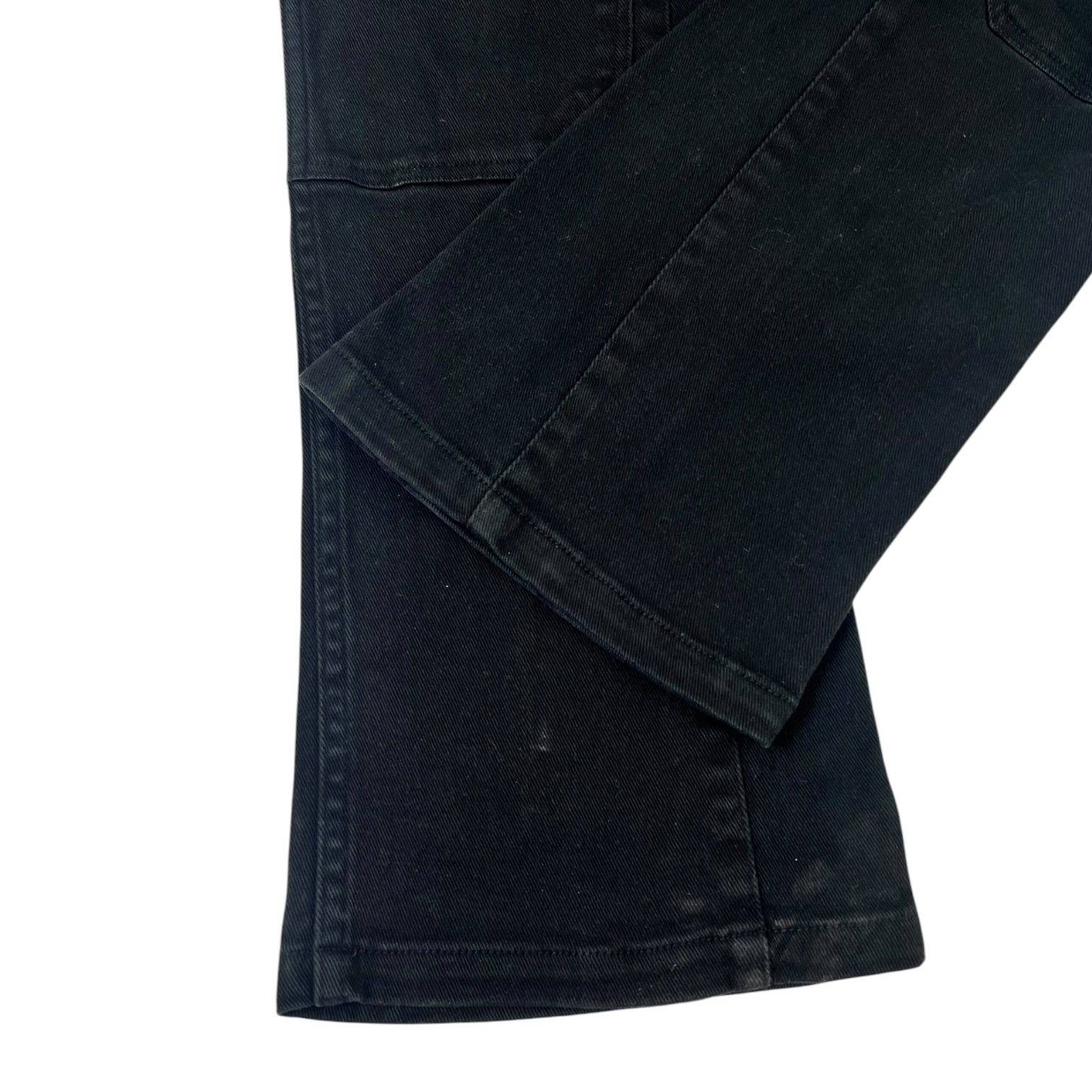 Vuja De Backzip Flared Carpenter Pants Black