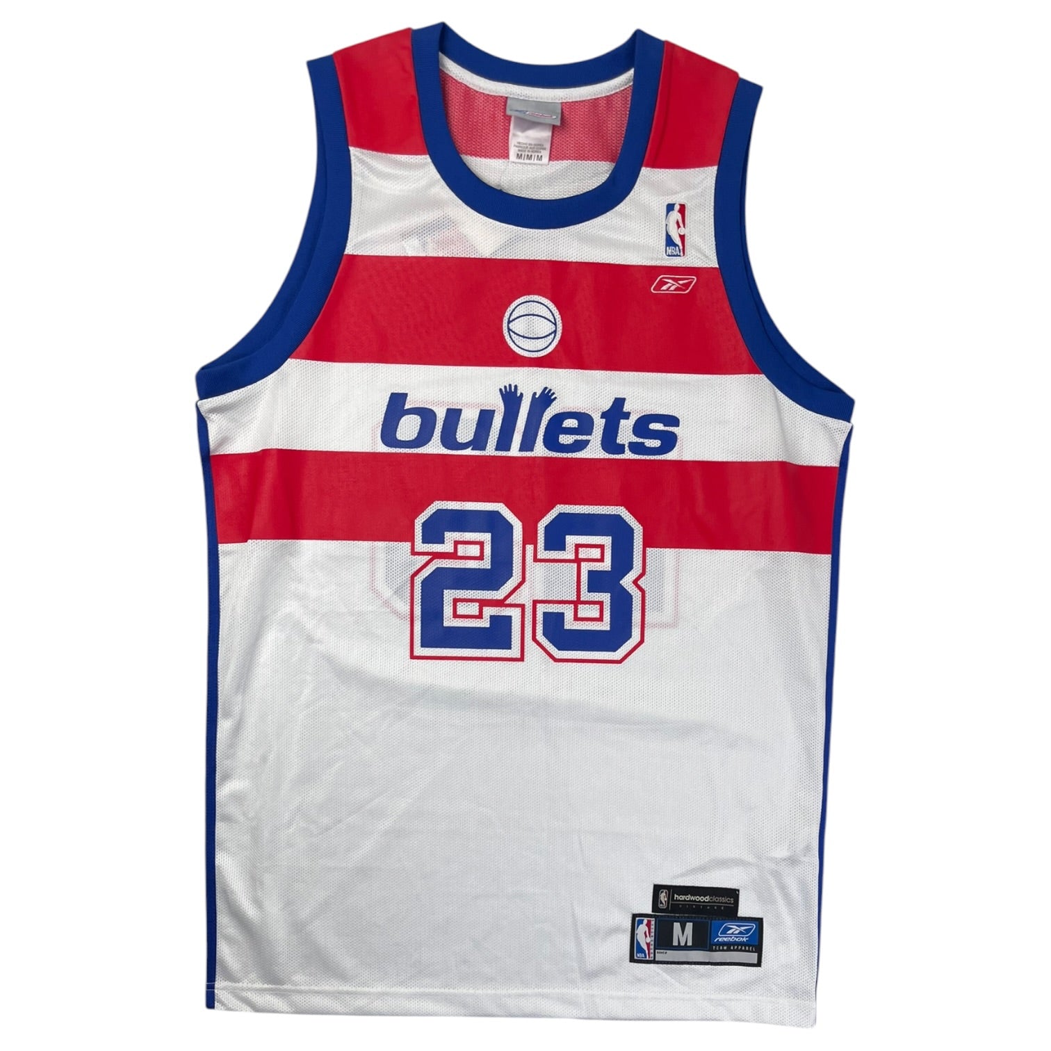 Washington Bullets Michael Jordan Reebok Jersey