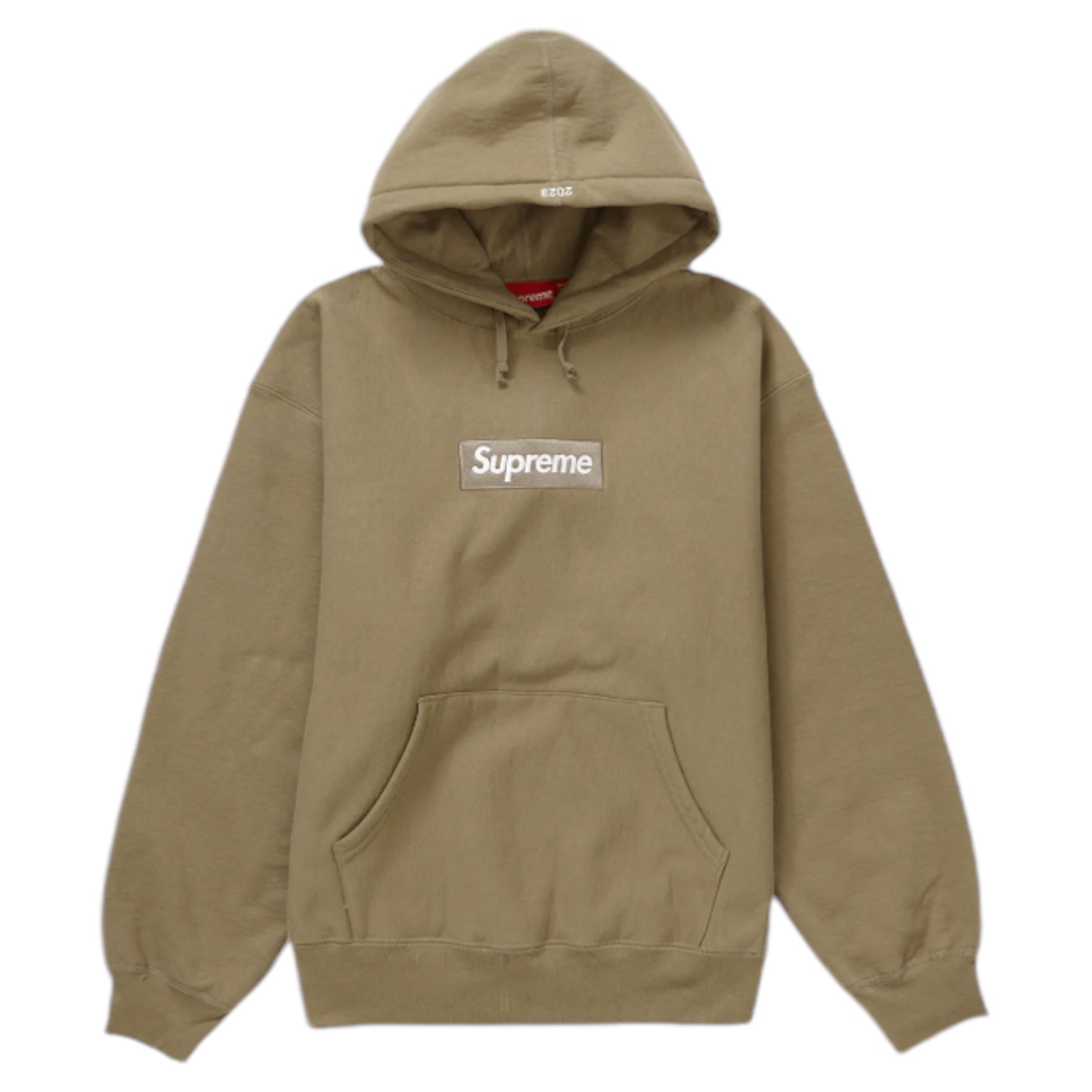 Supreme Box Logo Hoodie Dark Sand