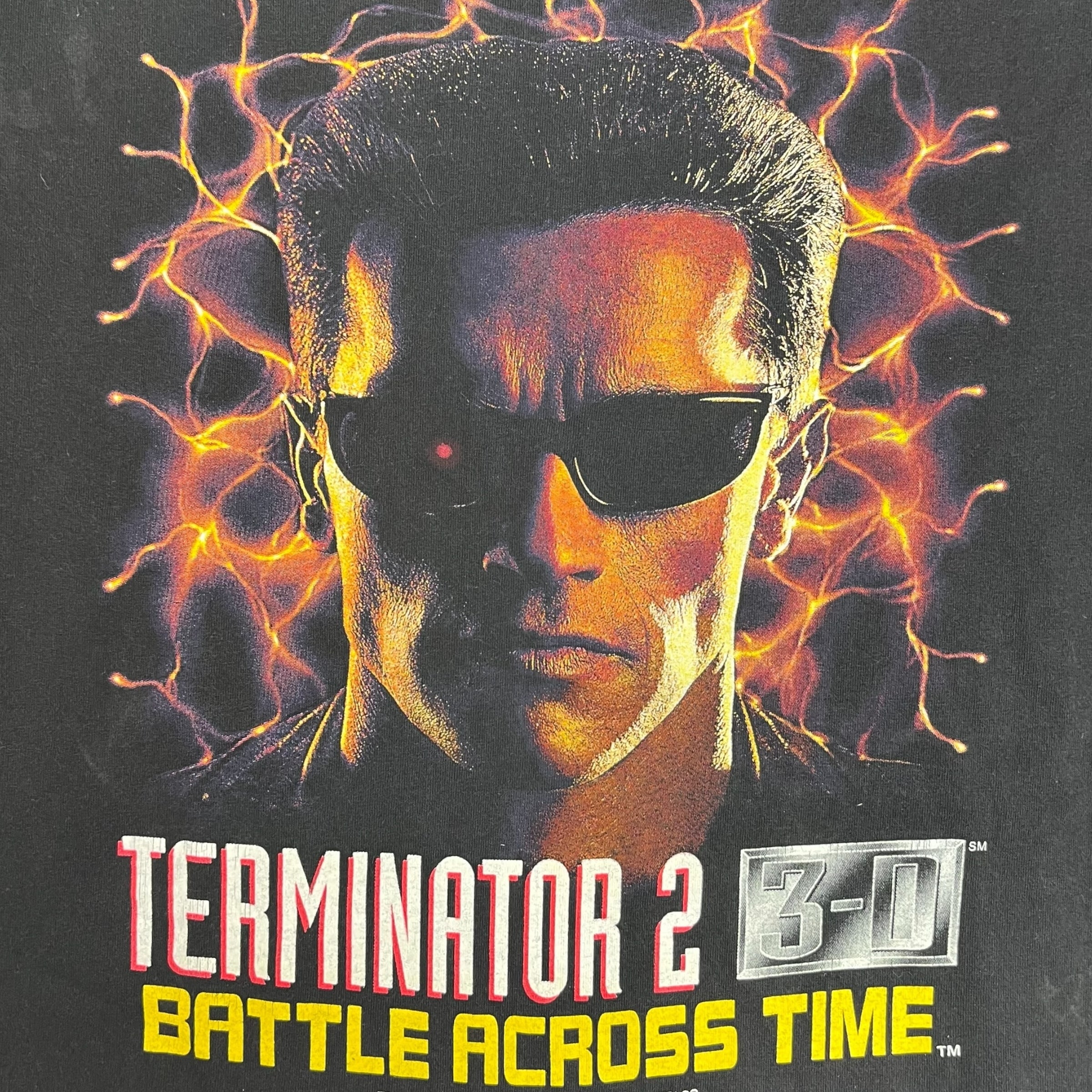 Terminator 2 3-D Battle Across Time Tee Blac