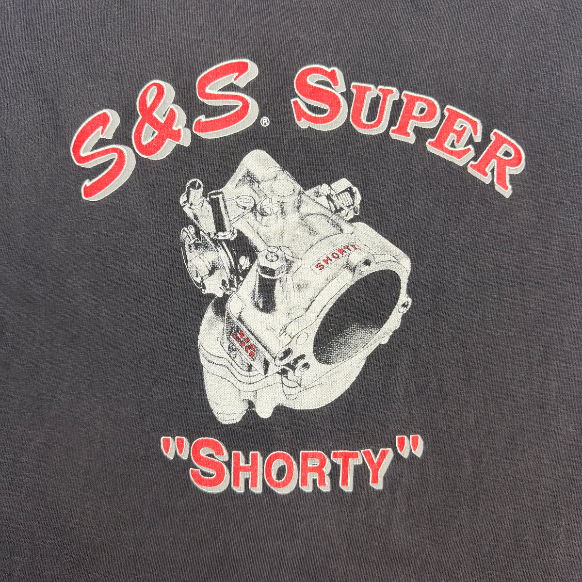 Vintage S&S Super “Shorty” Cutoff Tee Black