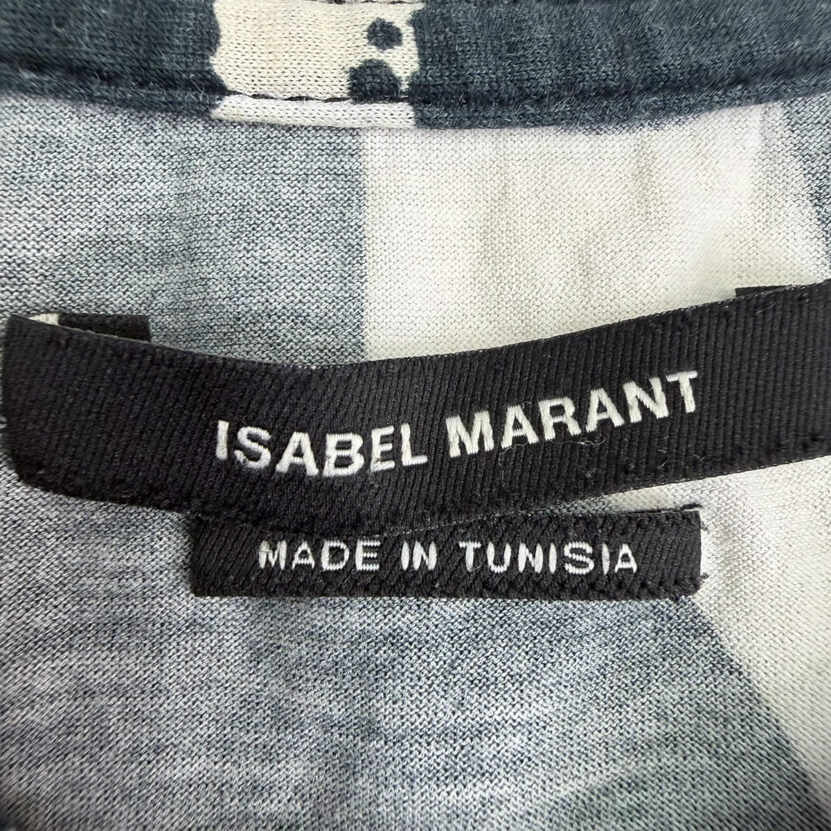 (W) Isabel Marant All Over Print Tee Black/White