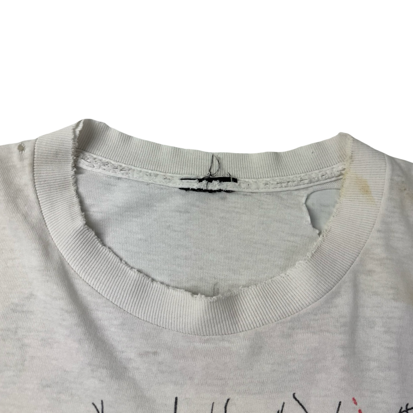 1989 Metallica ‘One’ Landmine Band T-Shirt Distressed White