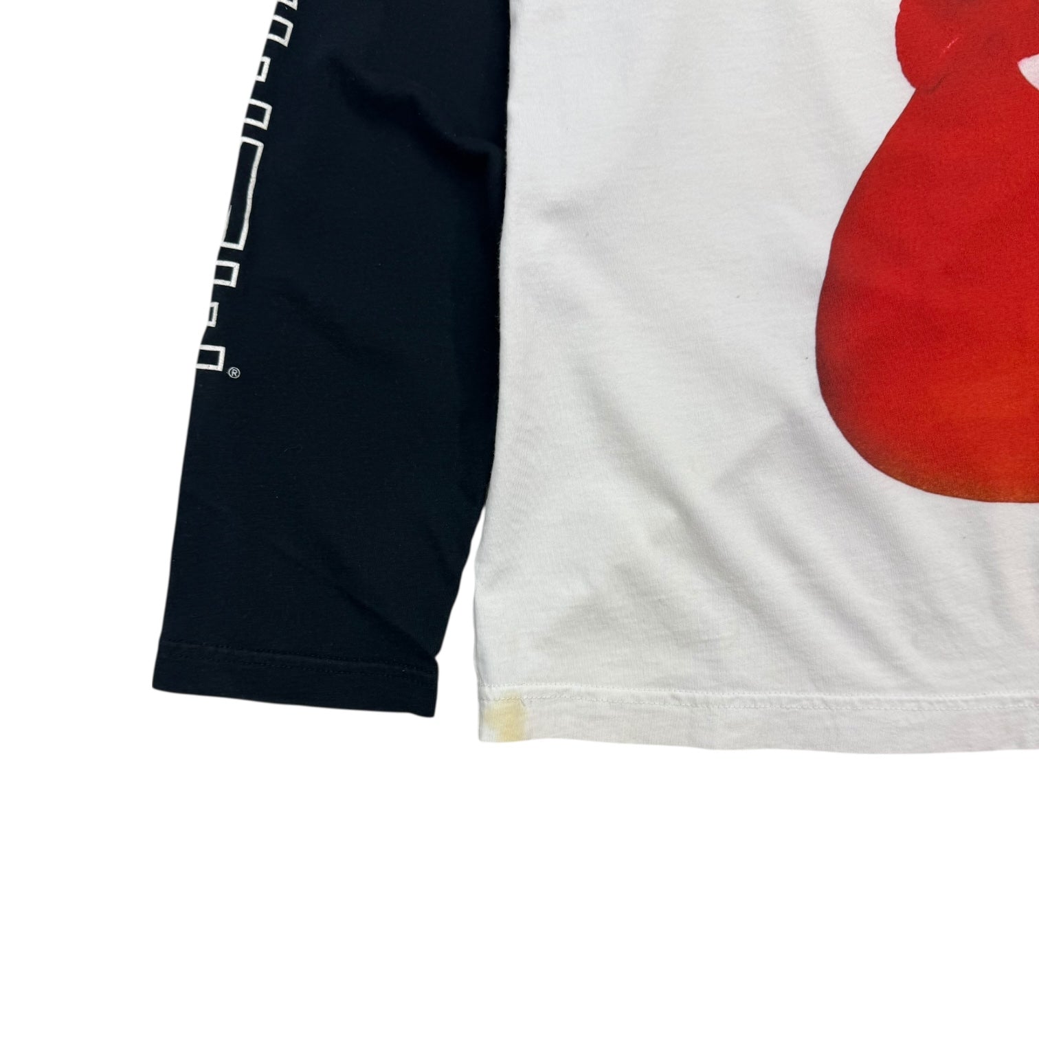 Supreme Melting Rose Raglan Tee White/Black