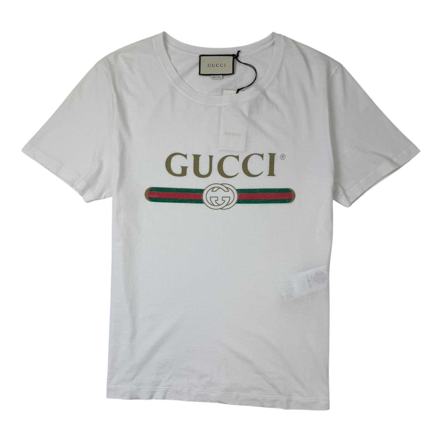 Gucci Logo Cotton T-Shirt White