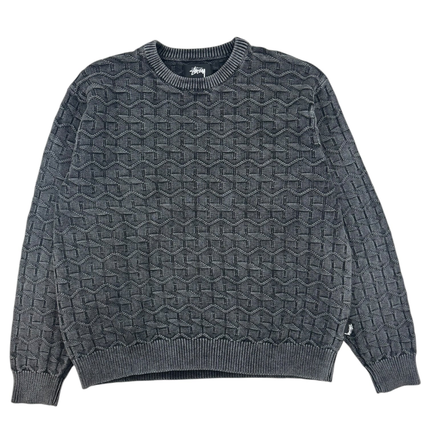 Stussy Strand Knit Sweater Black