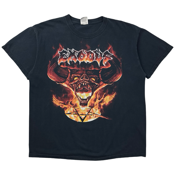 Y2K Exodus Hell On Earth Tour Metal Band T-Shirt