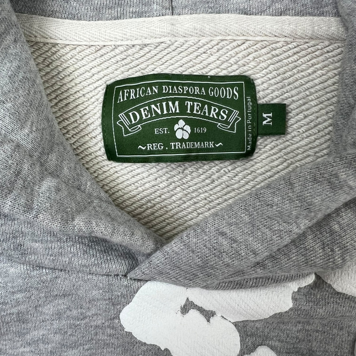 Denim Tears Cotton Wreath Hoodie Grey