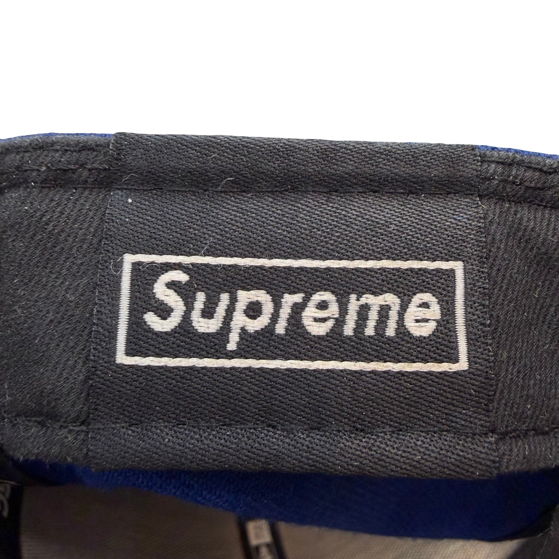Supreme Classic Script New Era Cap Royal Blue