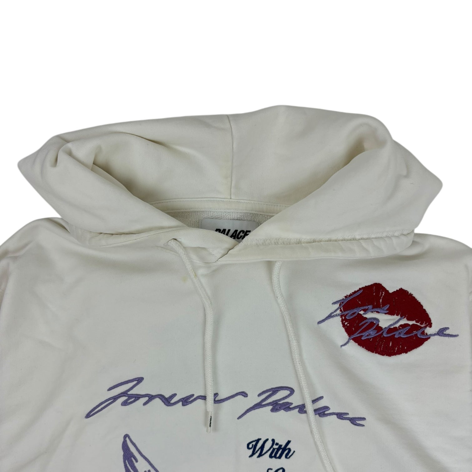 Palace Love Letter Hoodie White