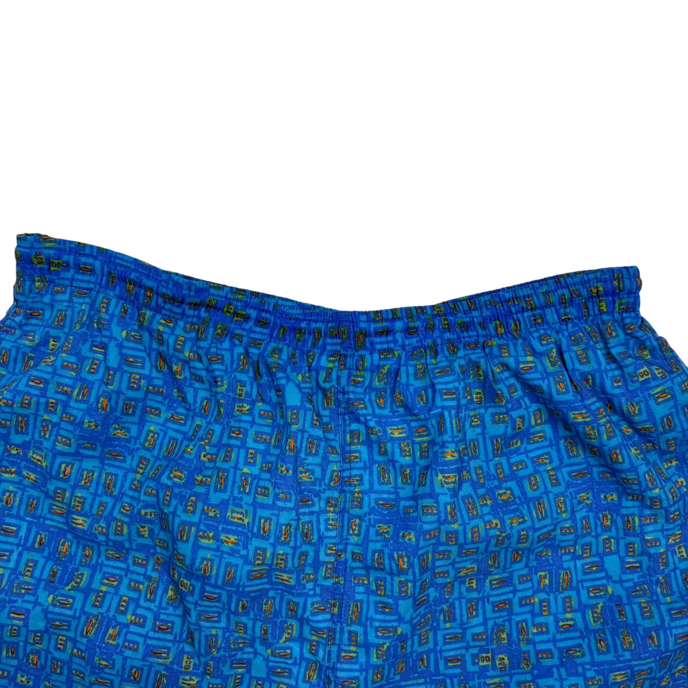 Vintage Nike Mesh Lined Shorts Multi Blue