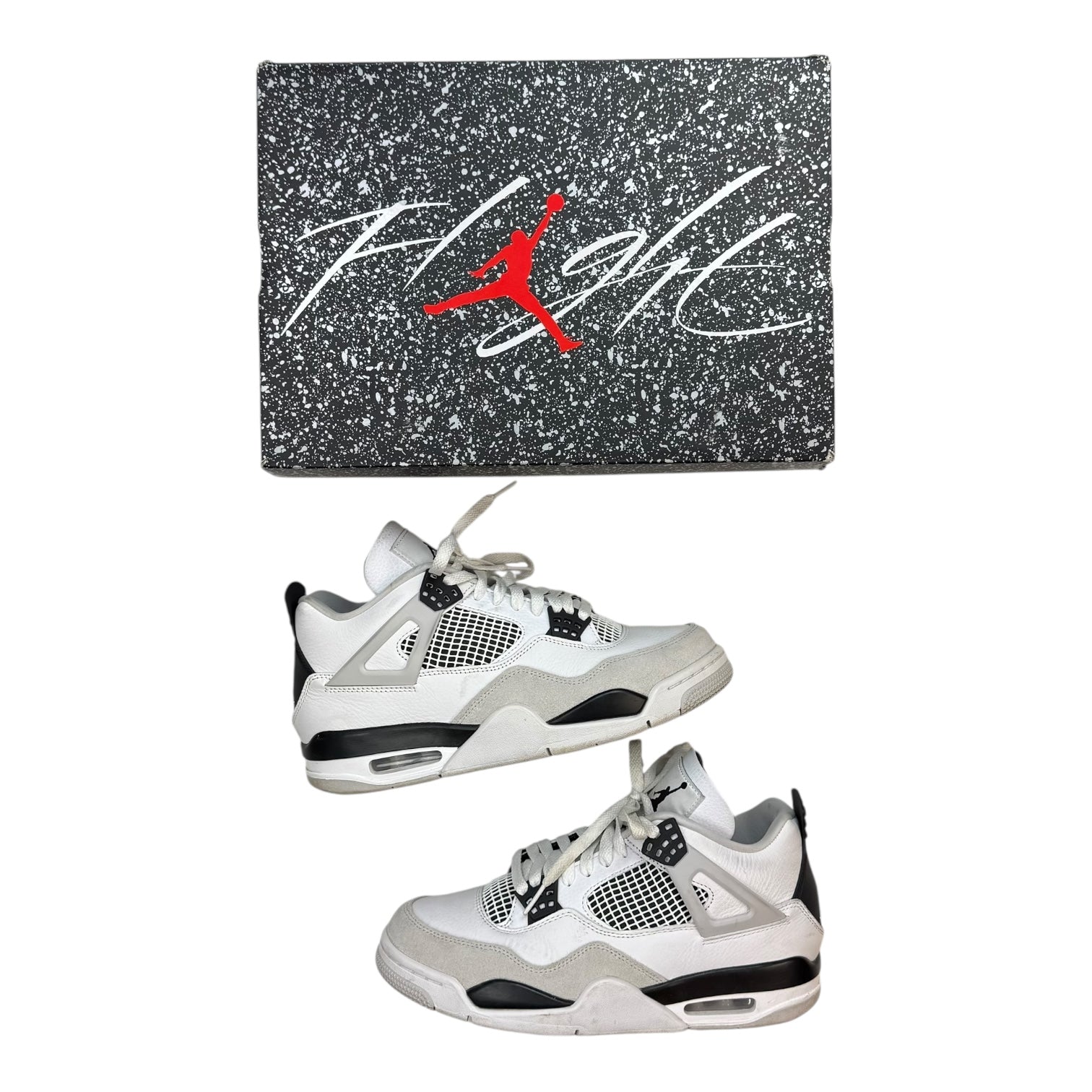 Jordan 4 Retro Military Black (Used)