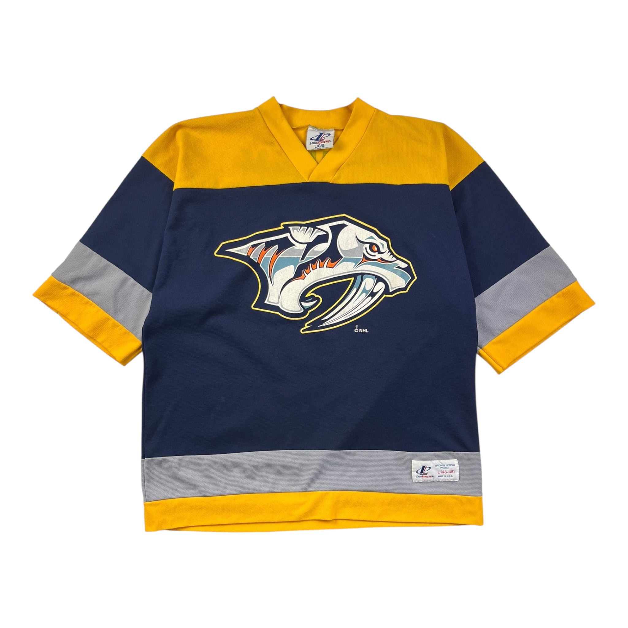 Vintage Nashville Predators Logo Athletic Jersey