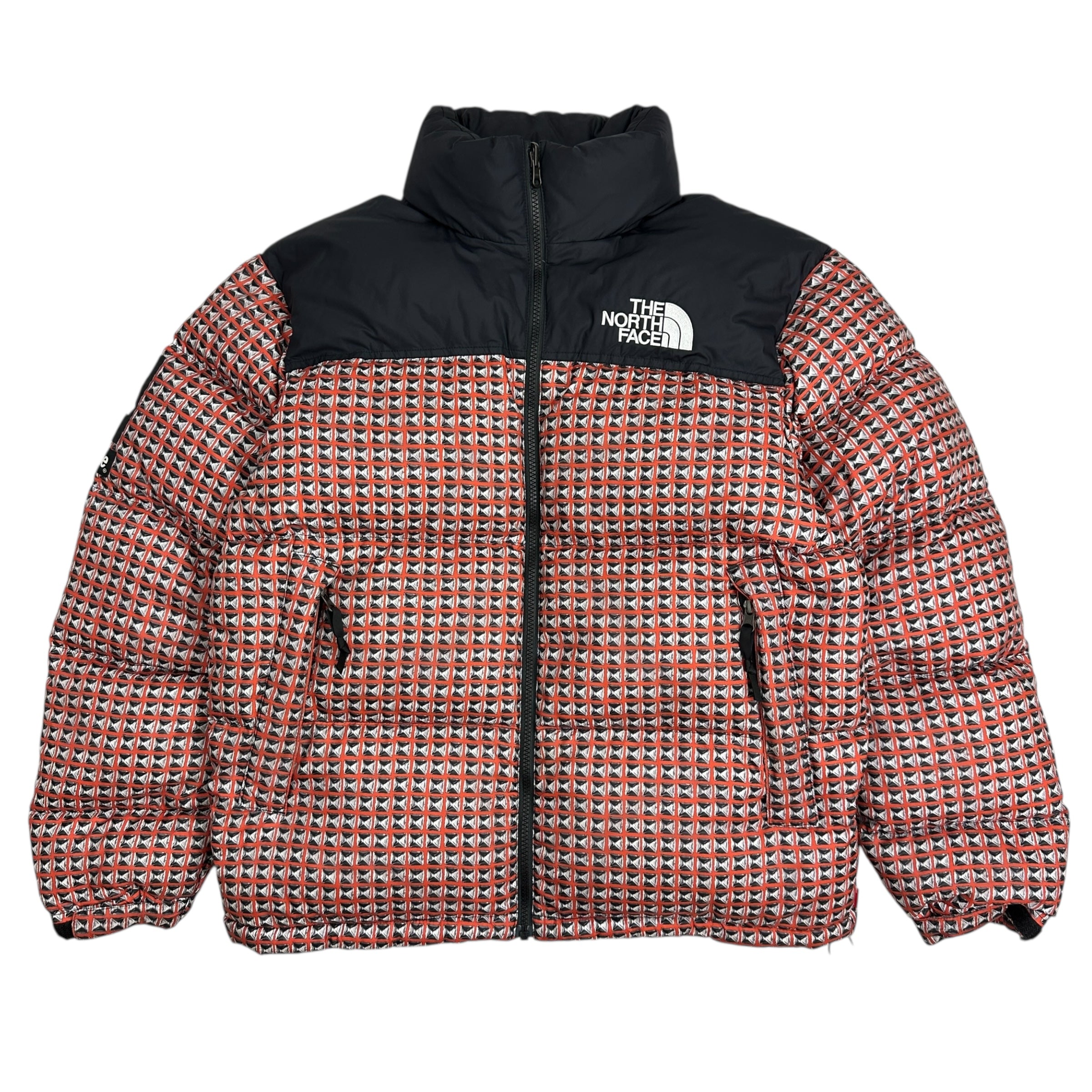 Supreme x The North Face Studded 700 Fill Nuptse Red