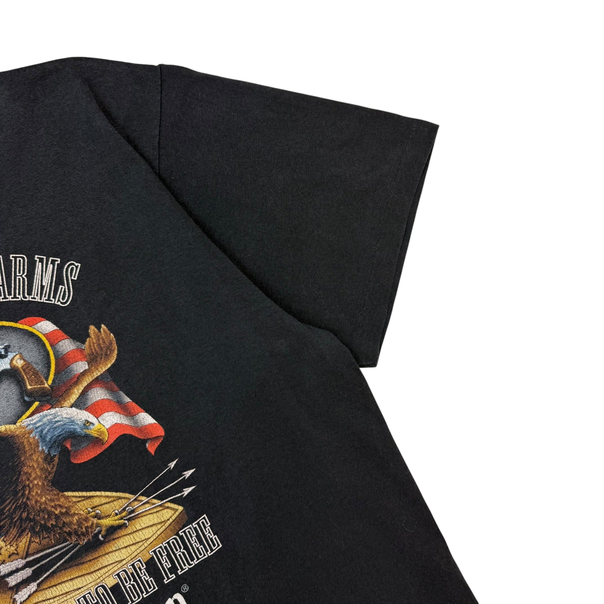 Vintage 3D Emblem Smith & Wesson ‘The Right To Bear Arms…’ Tee Black