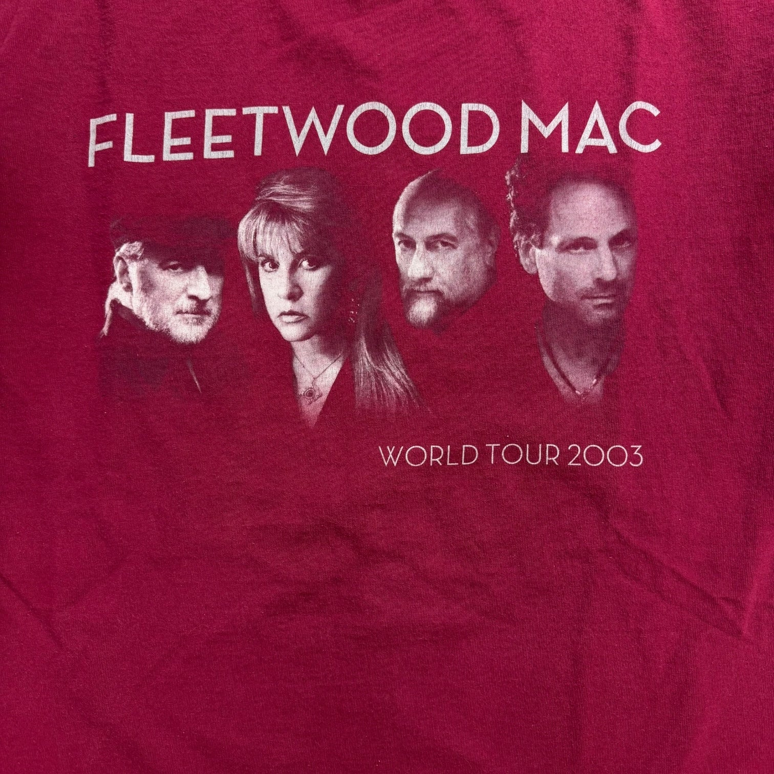 2003 Fleetwood Mac World Tour Tee Red