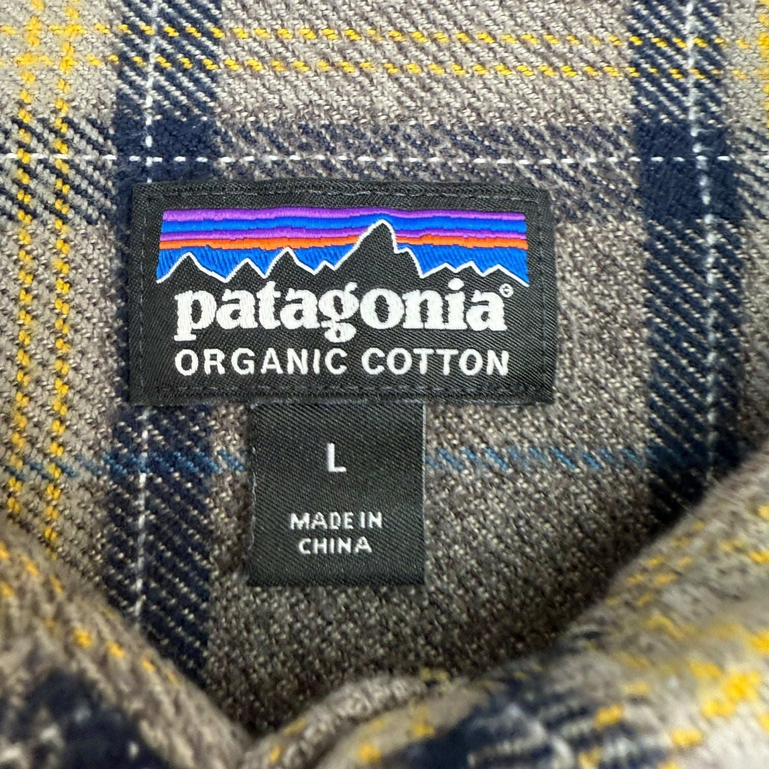 Vintage Patagonia Button Up Flannel Grey