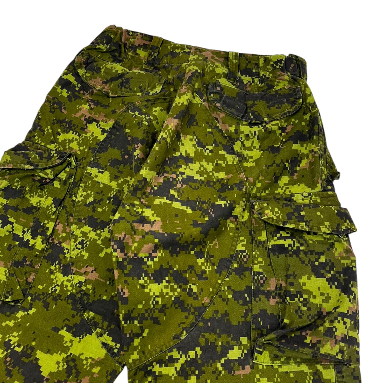 Vintage Converged Combat Trousers Green Digi Camo
