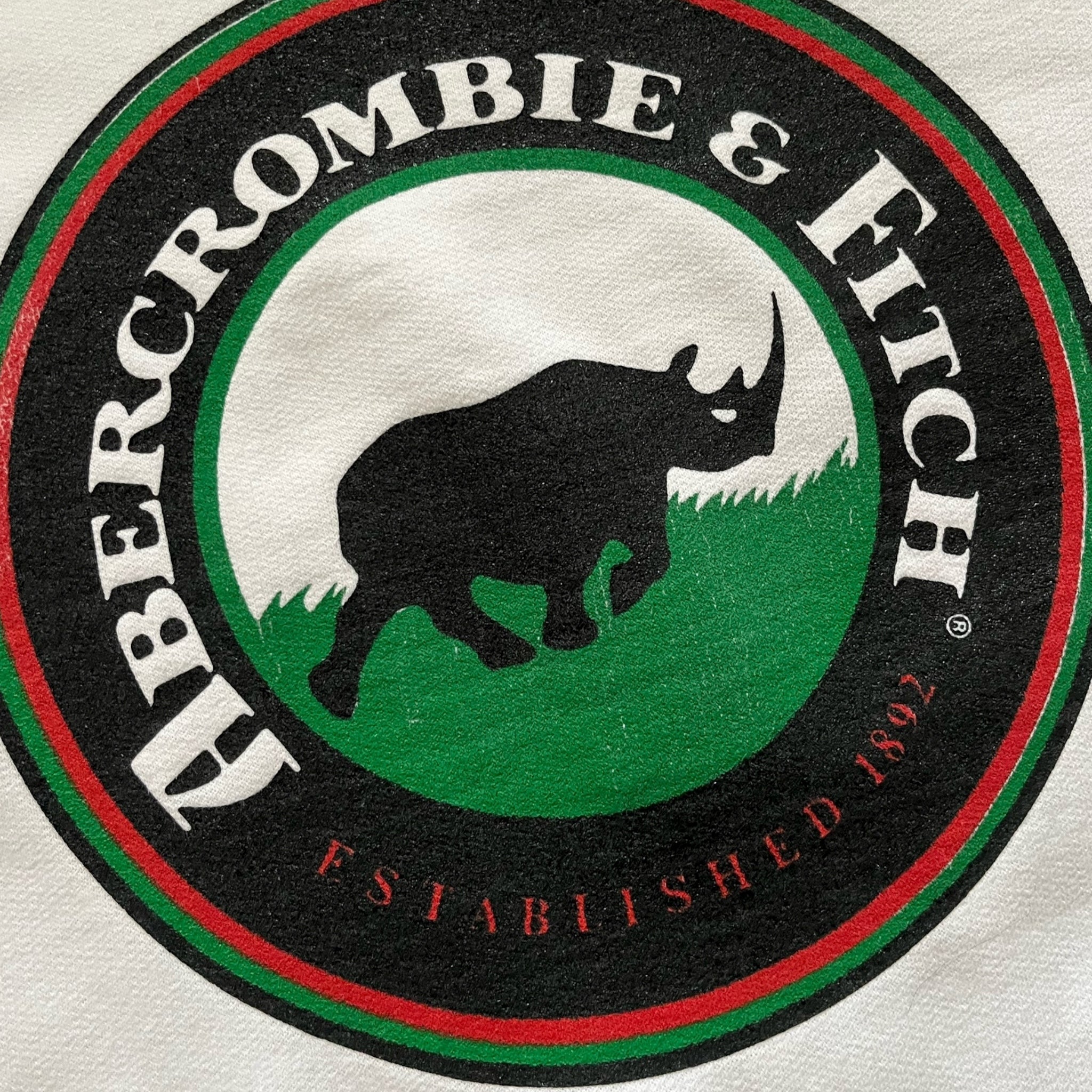 Vintage Abercrombie & Fitch Rhino Crest Crewneck