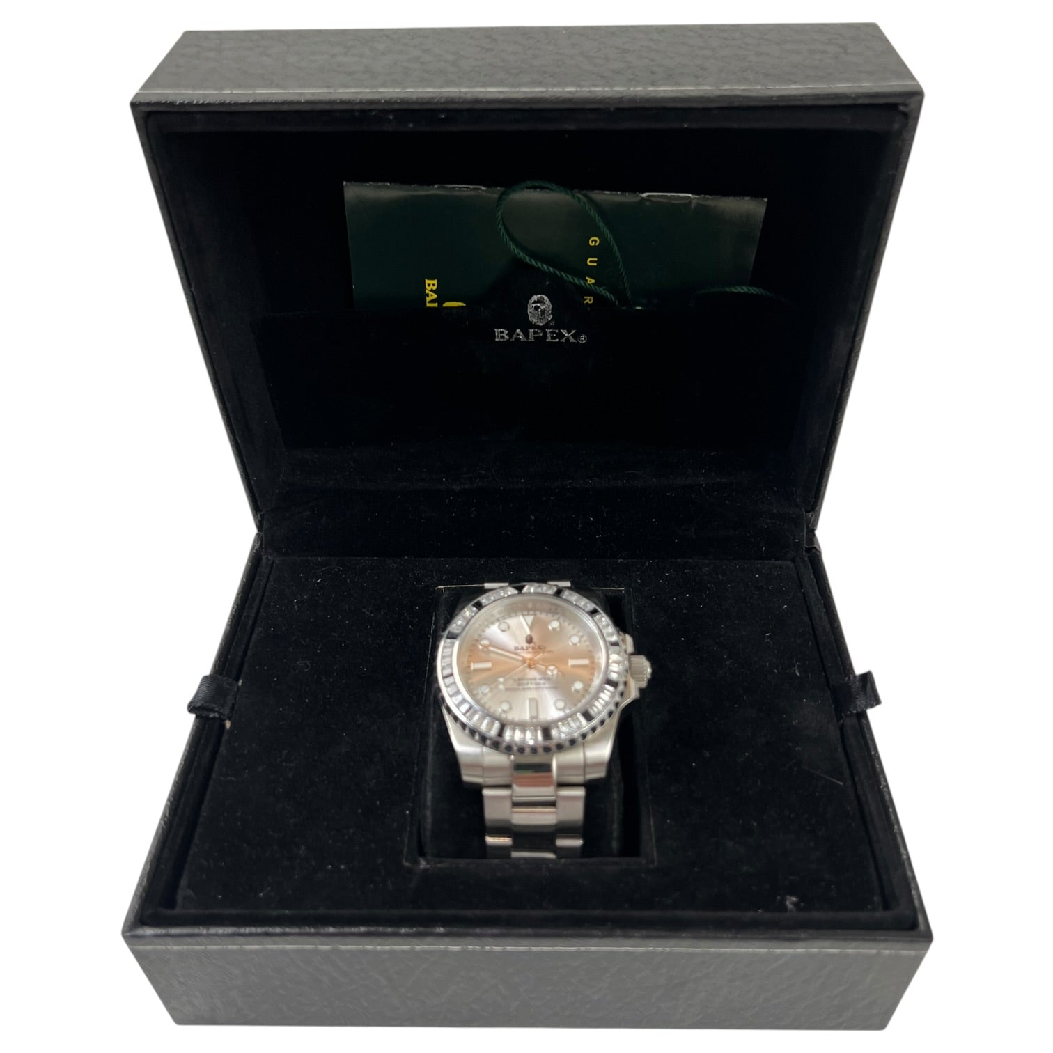 A Bathing Ape Type 1 BAPEX Crystal Stone Watch
