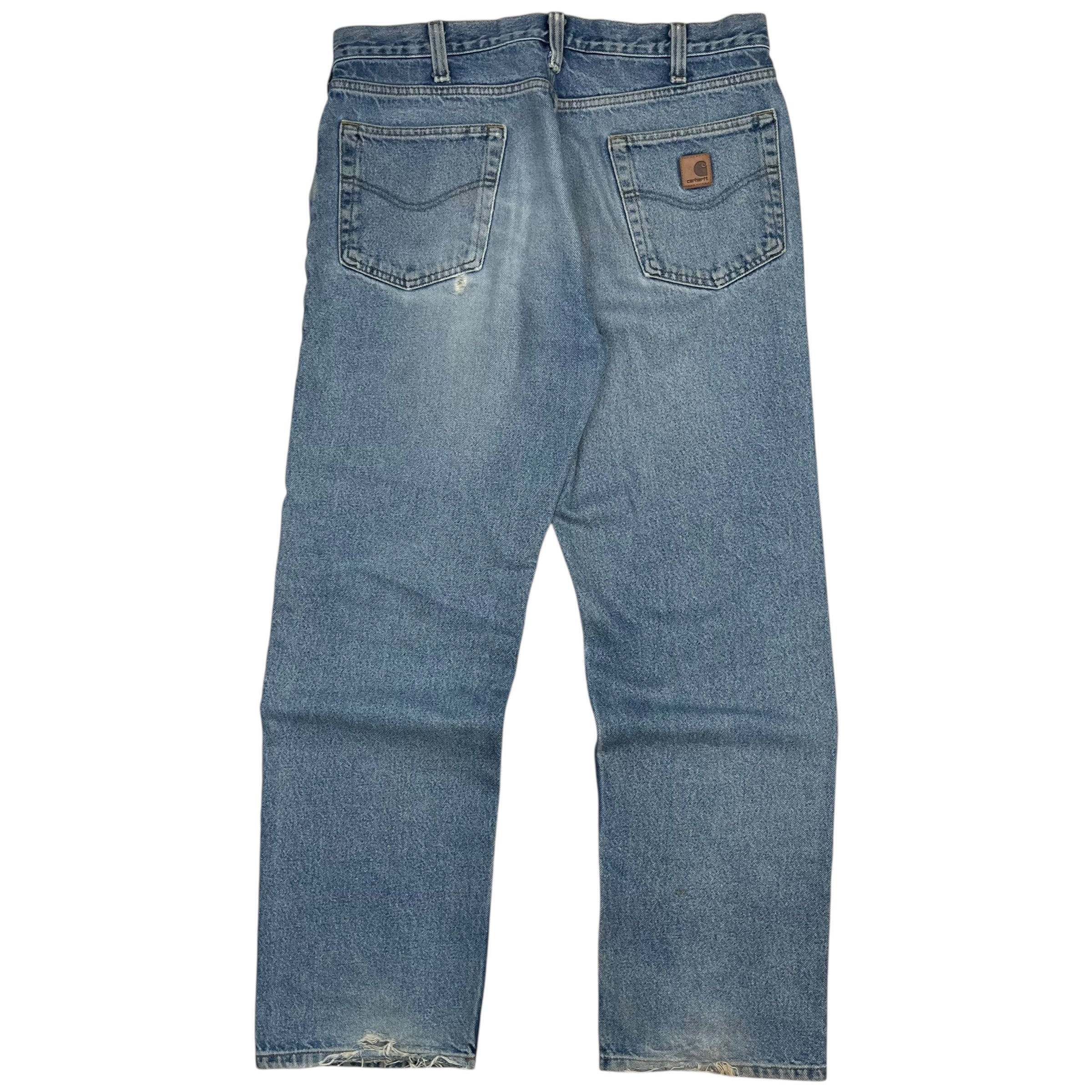 Vintage Carhartt Denim Work Pants Light Wash Blue