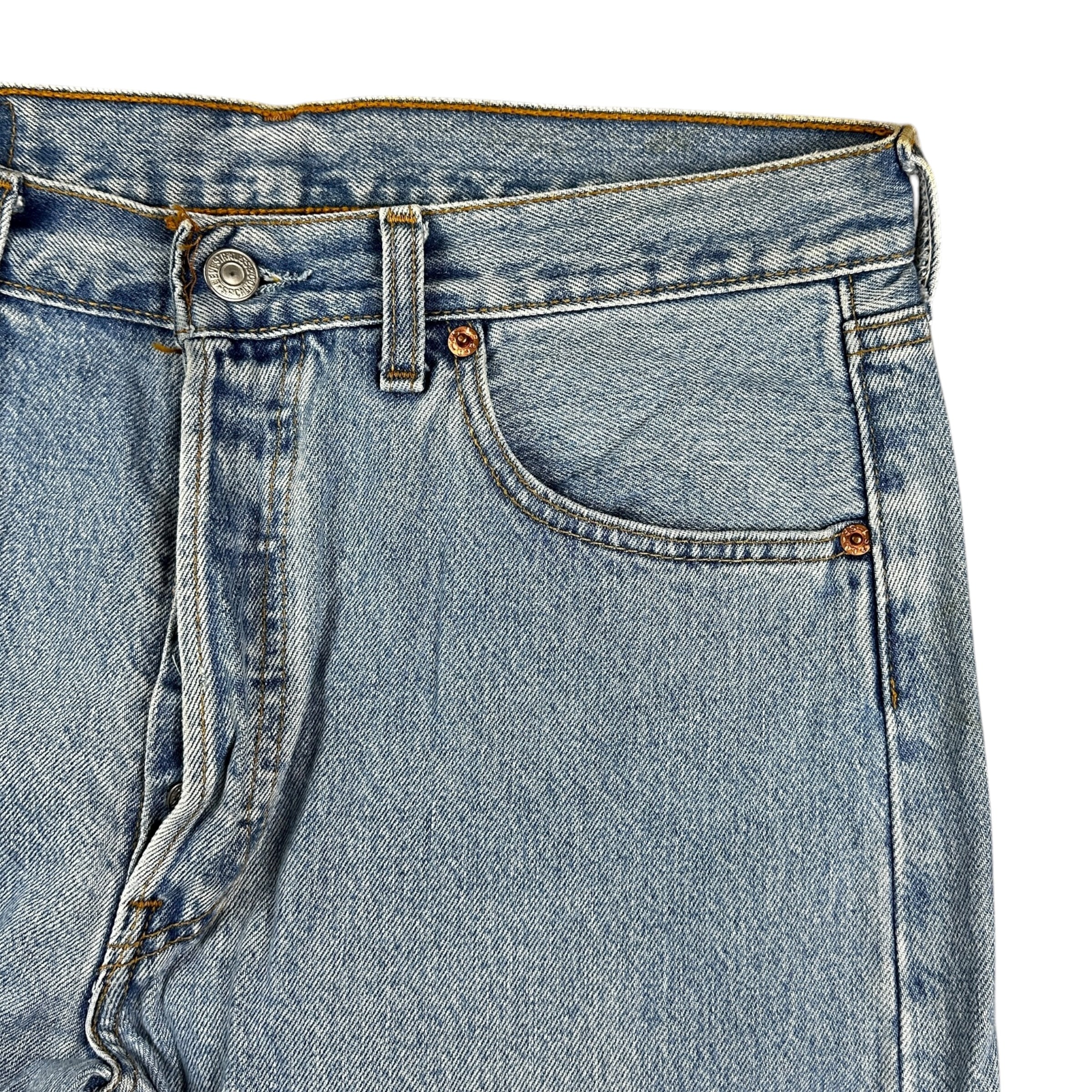 Vintage Levis 501 Light Wash Denim