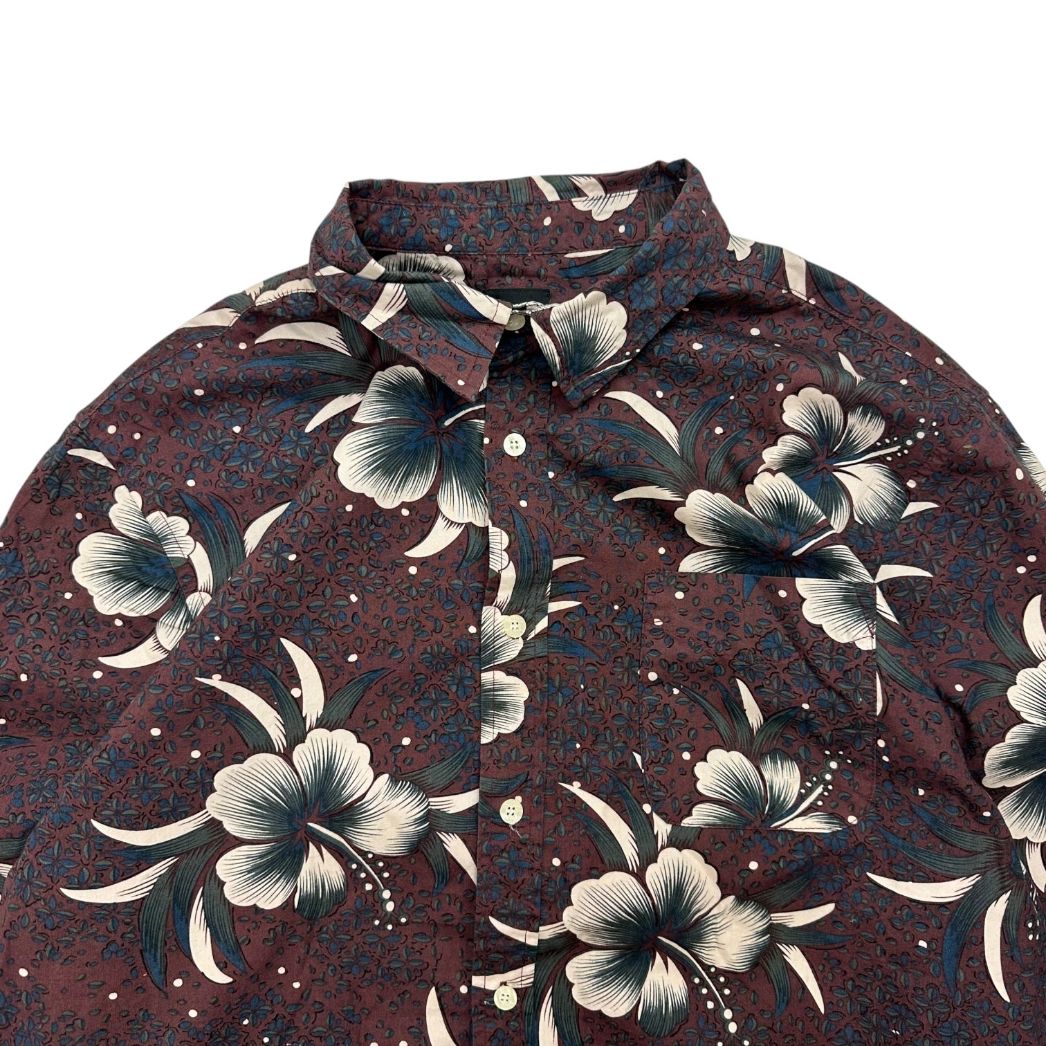 Stussy Dark Aloha Button Up Shirt