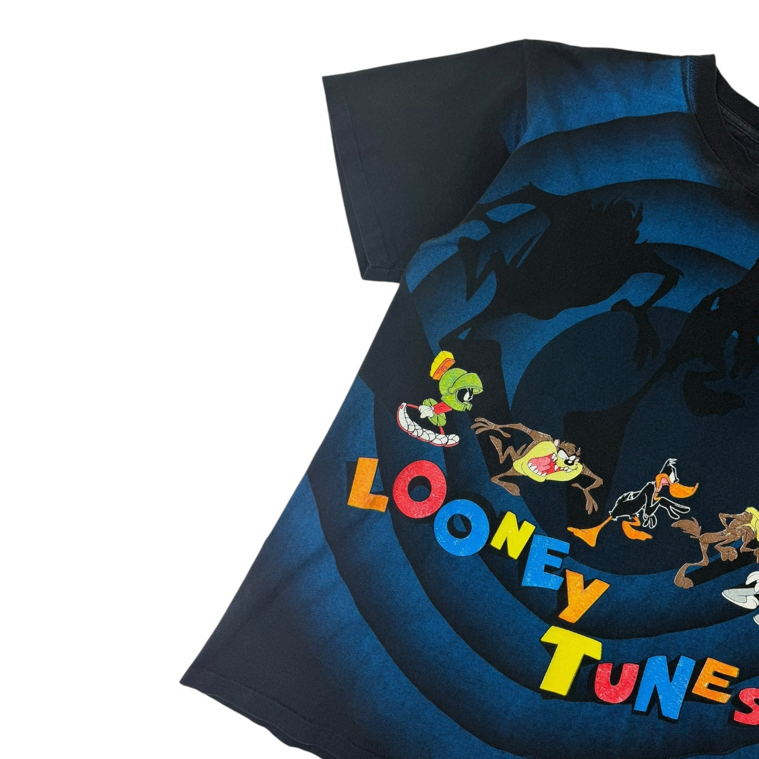 Vintage 1992 Looney Tunes AOP T-Shirt Black/Blue