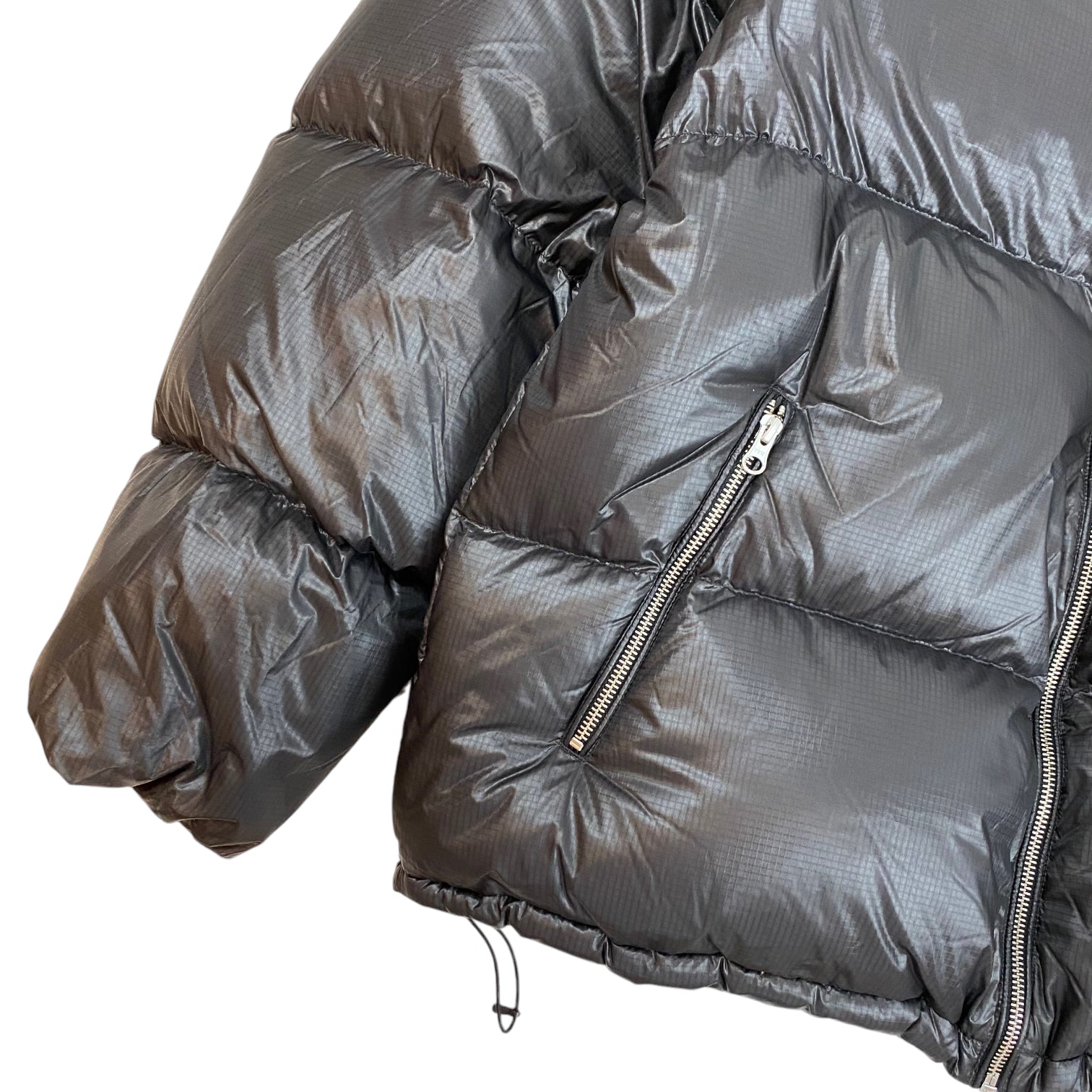 Stüssy Parachute Ripstop Down Puffer Jacket Charcoal