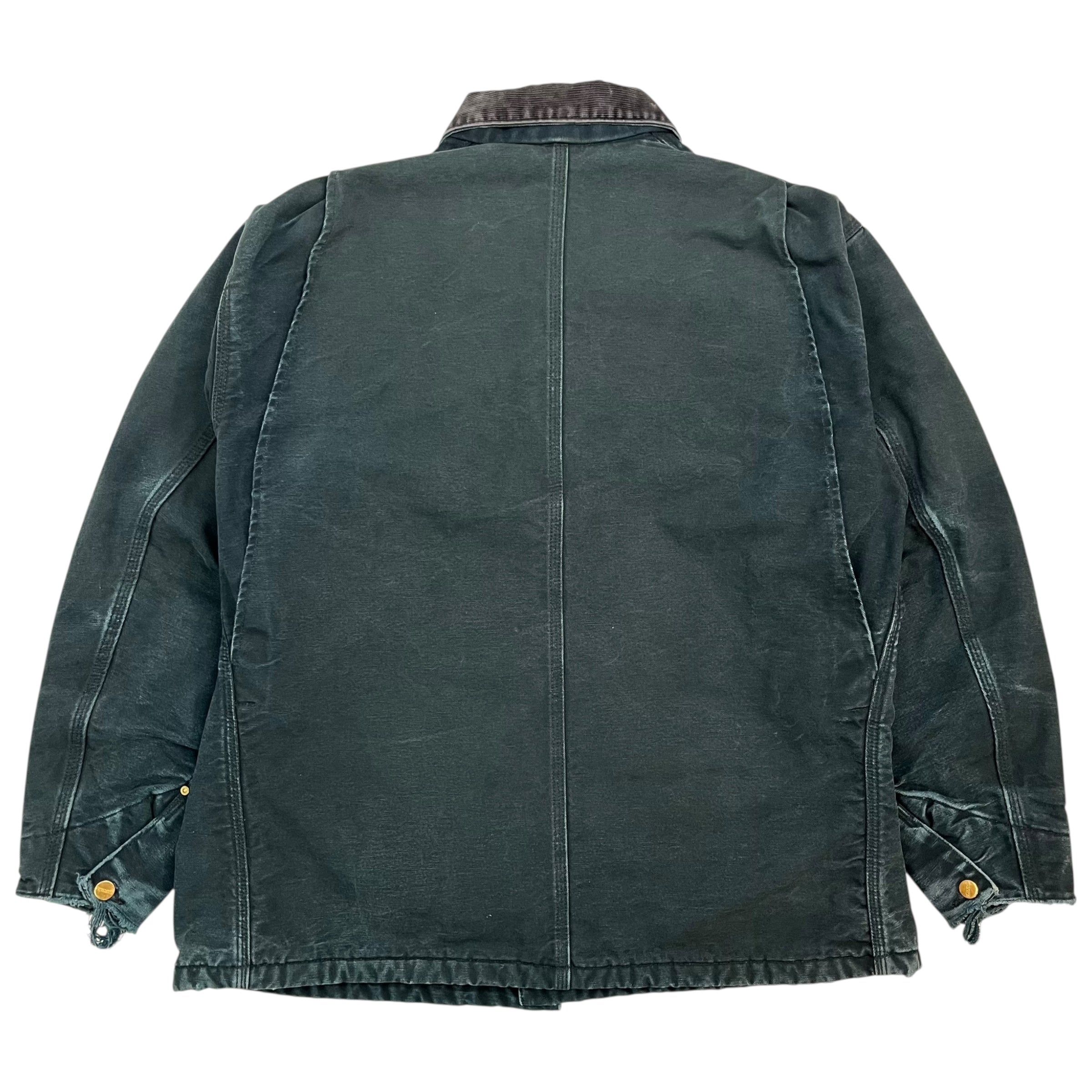 Vintage Carhartt Dewalt Chore Coat Jacket Black
