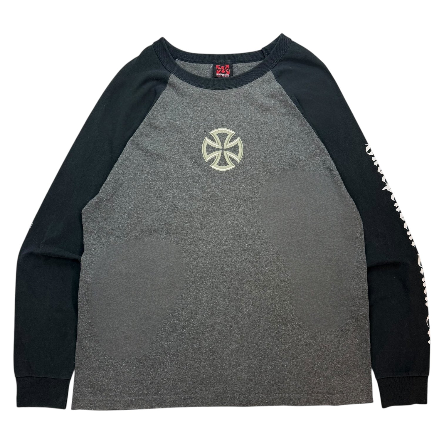 Vintage Independent Truckers 3/4 Sleeve Tee Black/Grey