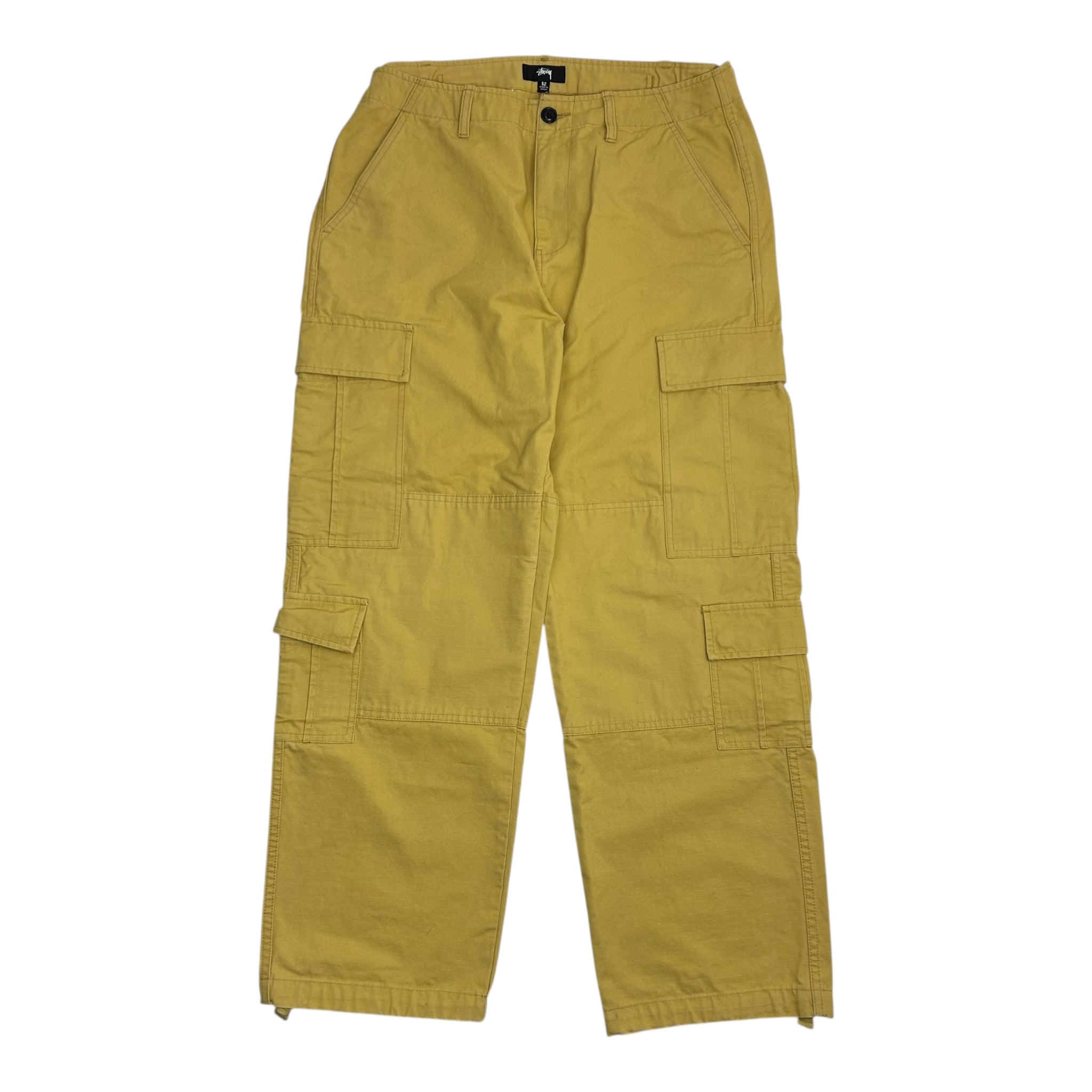 Stussy Wide Leg Cargo Pants Canary