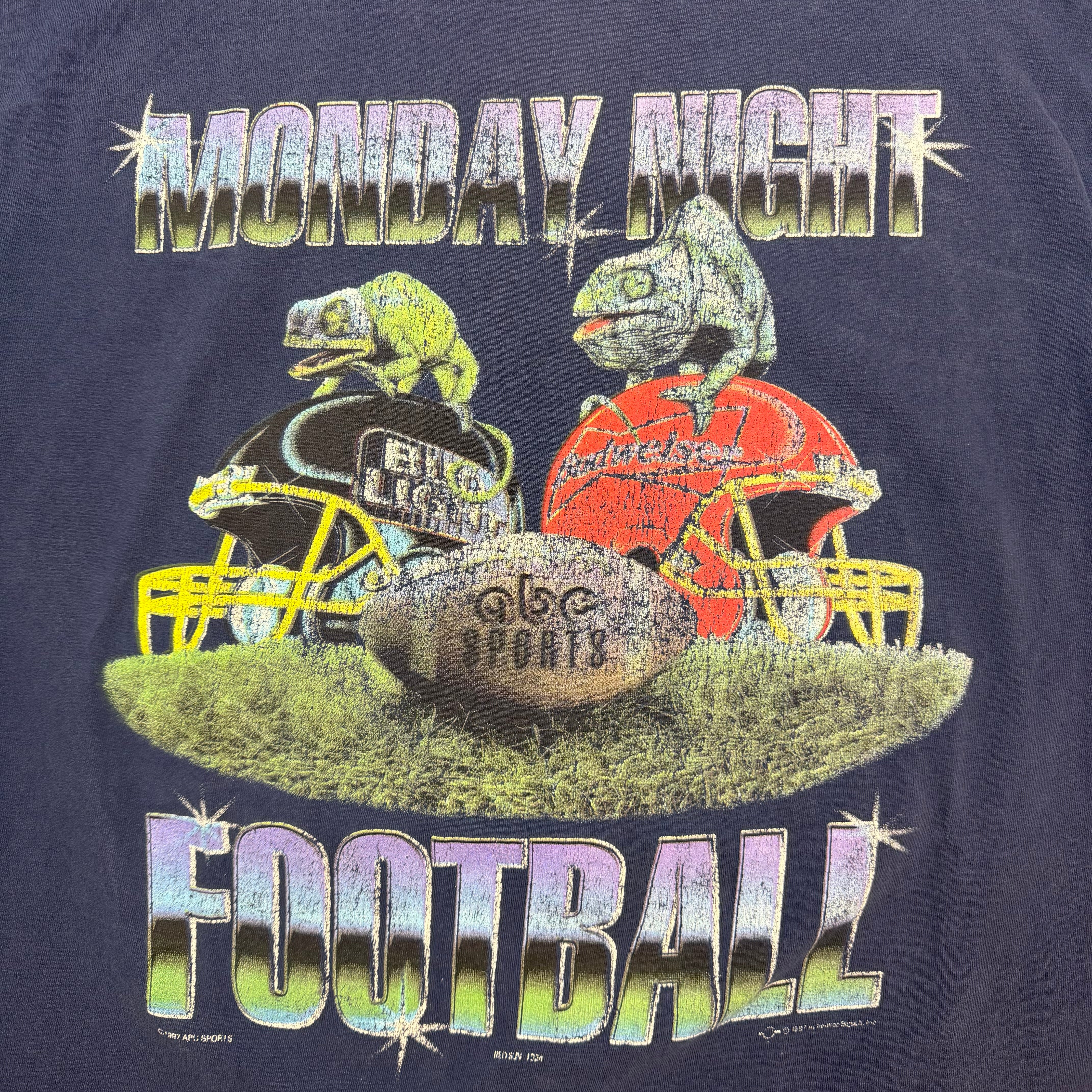 Vintage Monday Night Football T-Shirt Navy