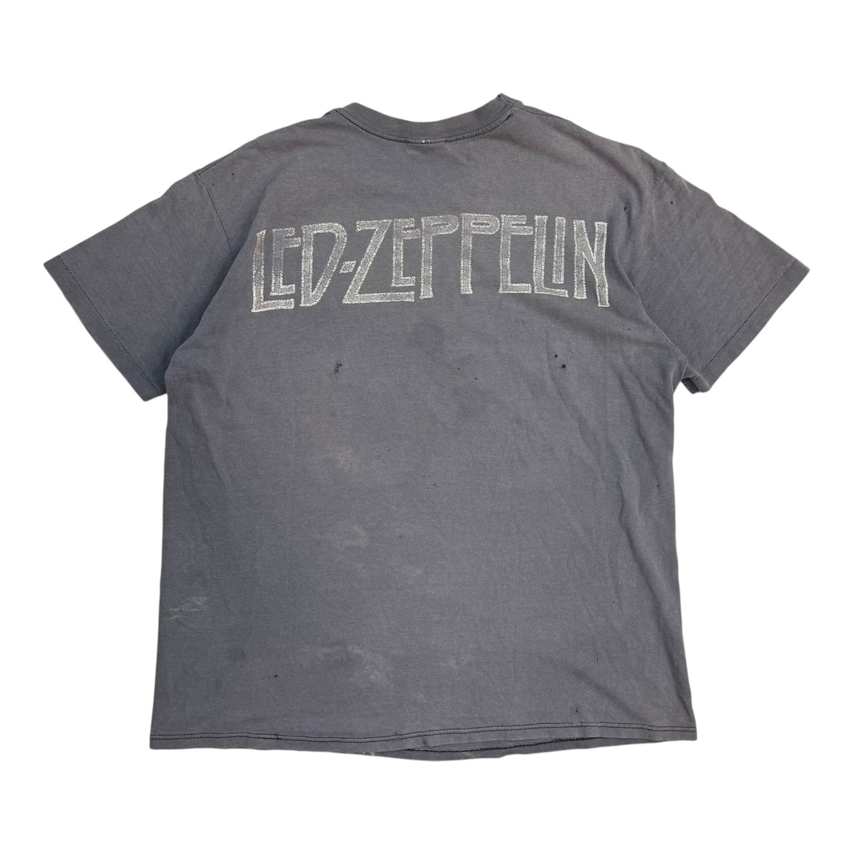 1989 Led Zeppelin Zoso Wizard Tee Faded Grey