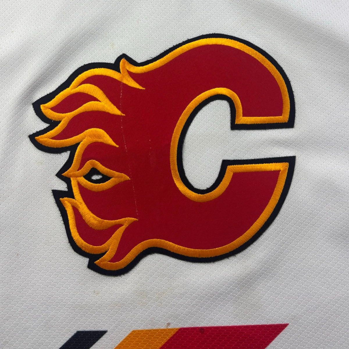 Vintage CCM Calgary Flames Pedestal NHL Home Jersey