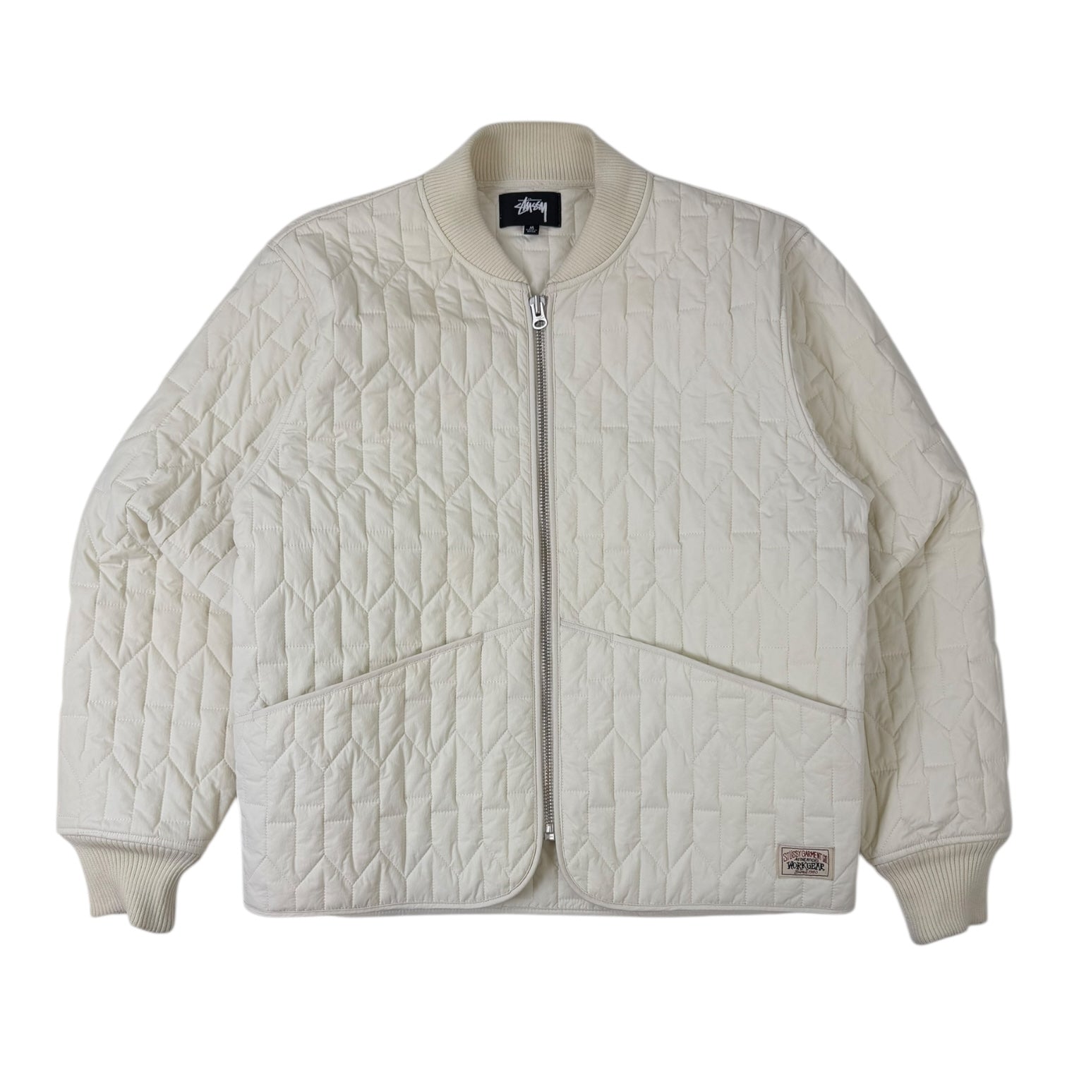 Stussy S Quilted Liner Jacket Cream