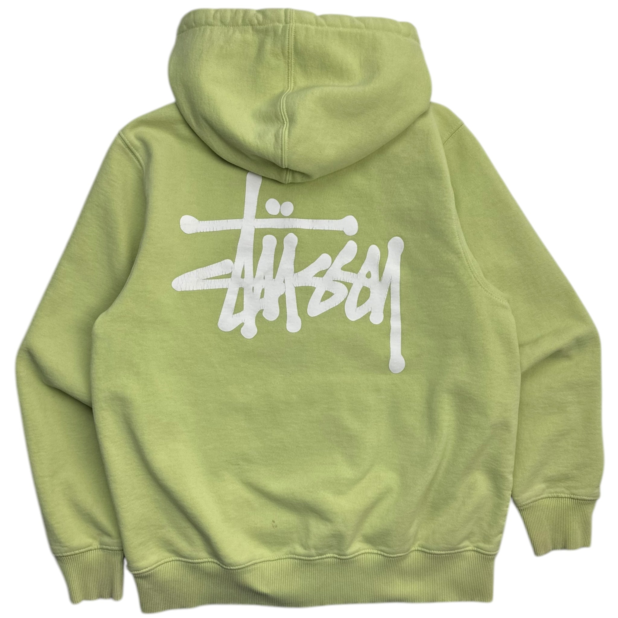 Stussy Classic Logo Hoodie Pastel Lime