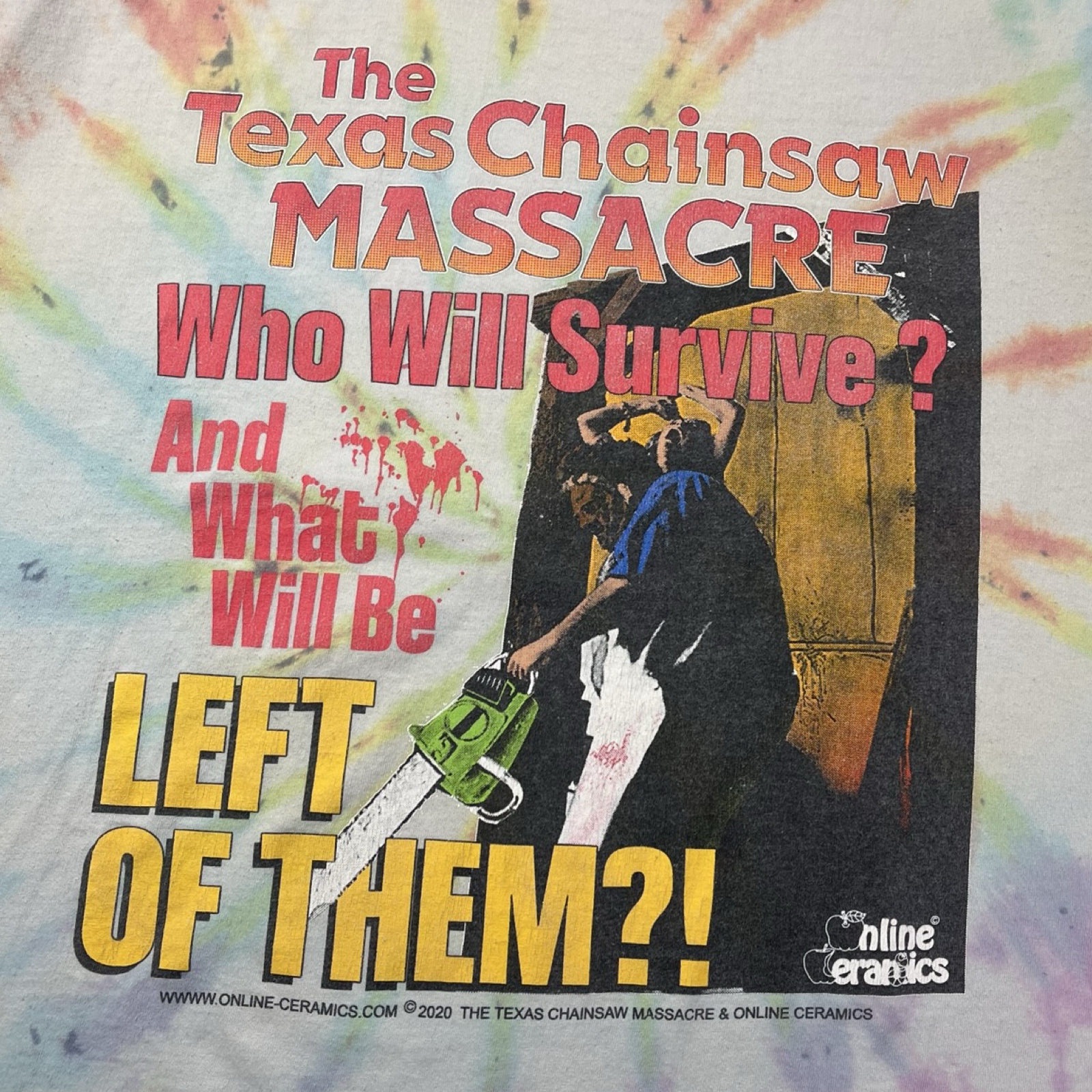 Online Ceramics Texas Chainsaw Massacre T-Shirt