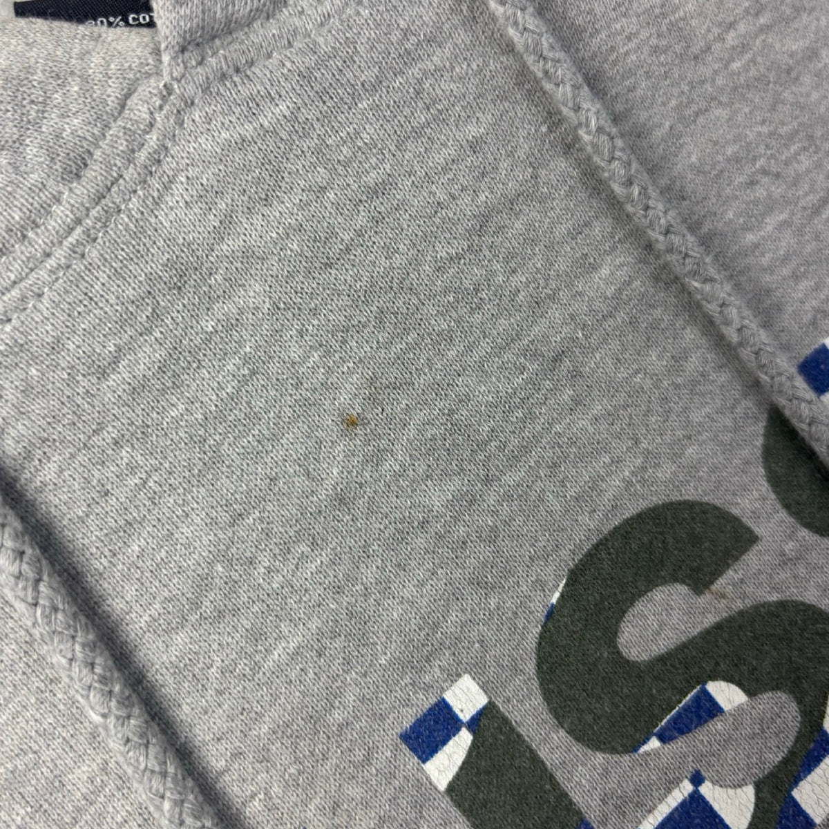 Stussy N°4 Camo Checkered Hoodie Grey