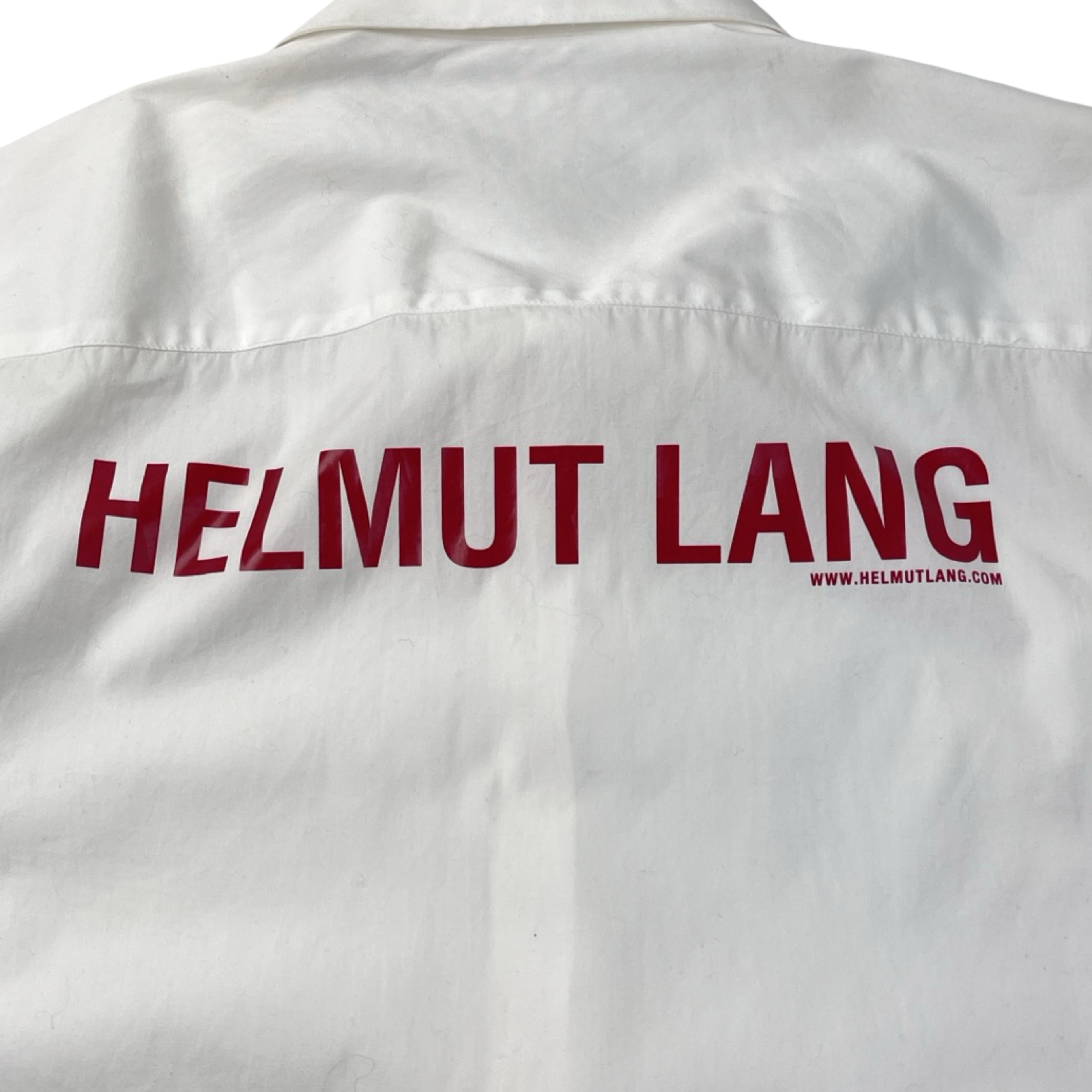 Helmut Lang Crimson Logo Shirt