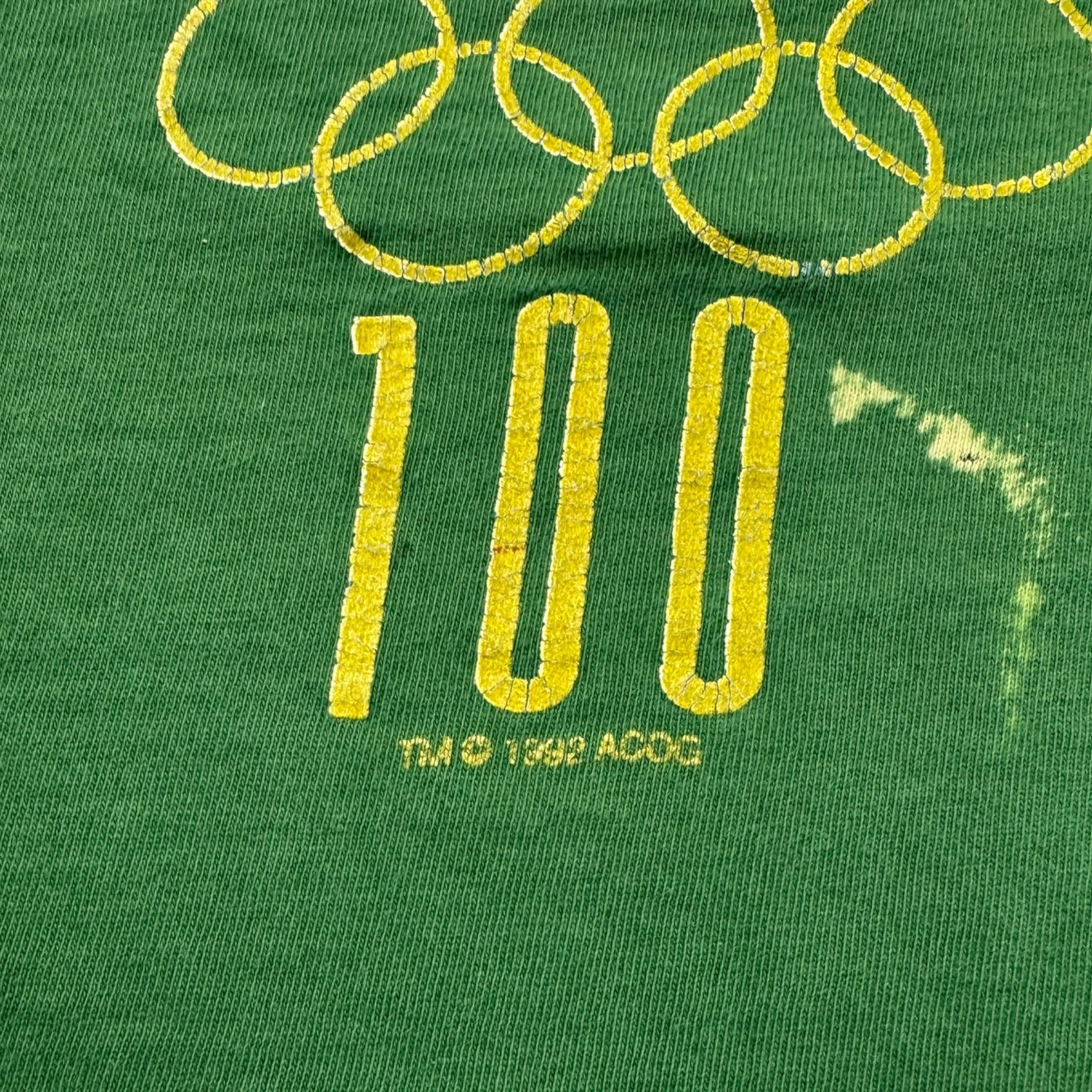 1996 Atlanta Olympics Distressed T-Shirt Green