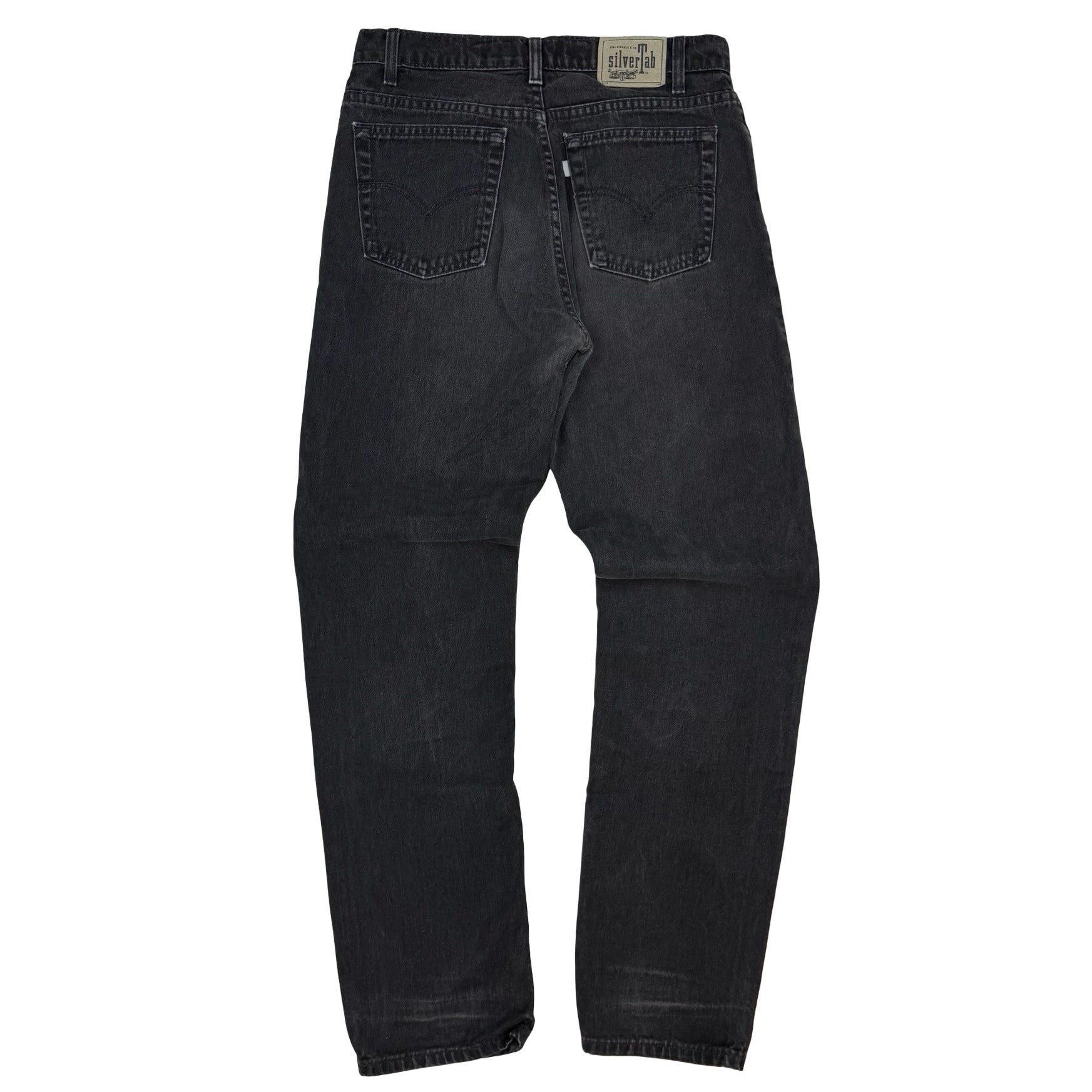 Vintage Levi’s Blank Silver Tab Jeans Washed Black